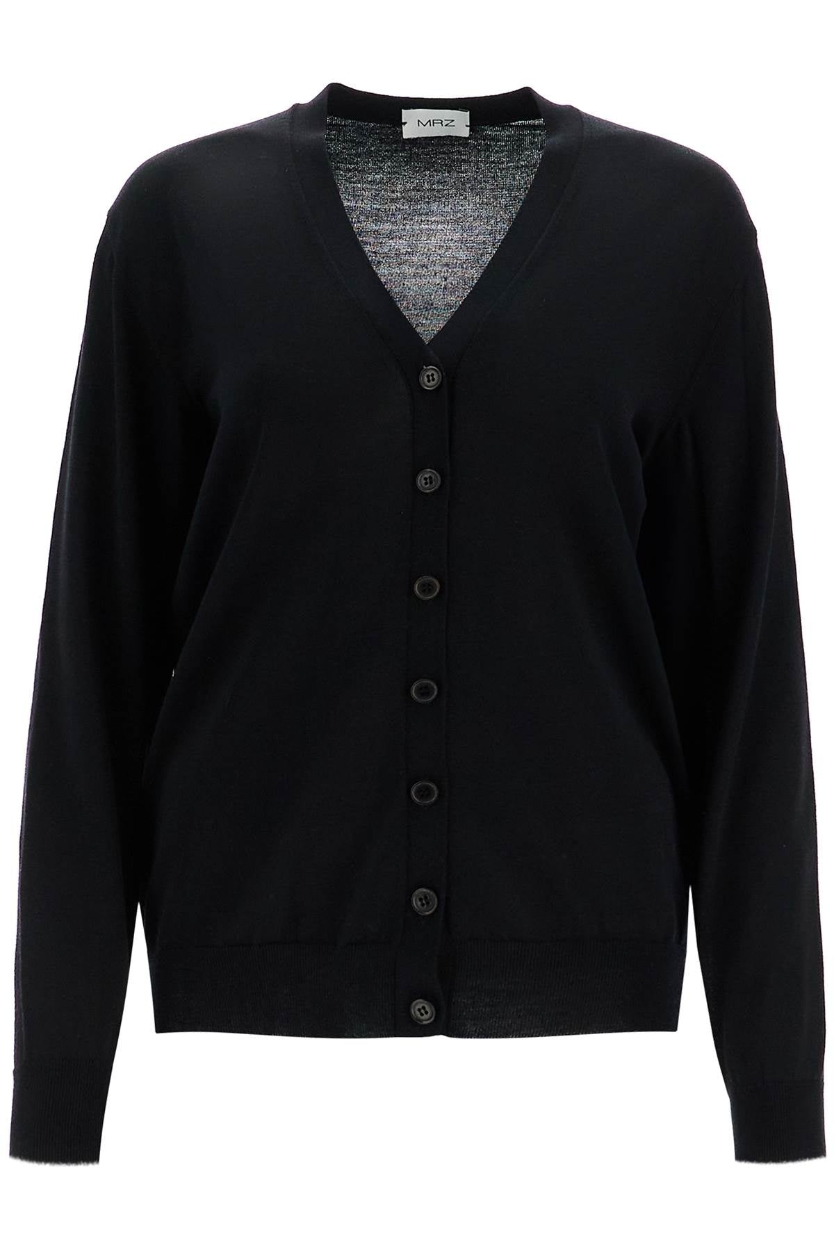 MRZ Lightweight Wool Cardigan - Classic V-Neck image 0