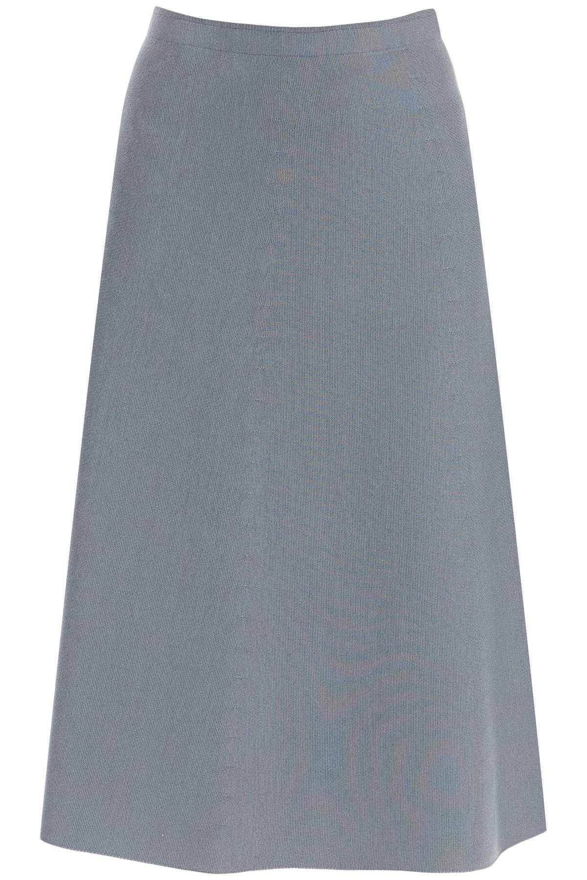 MRZ Flared Knit Midi Skirt - Pure Virgin Wool image 0