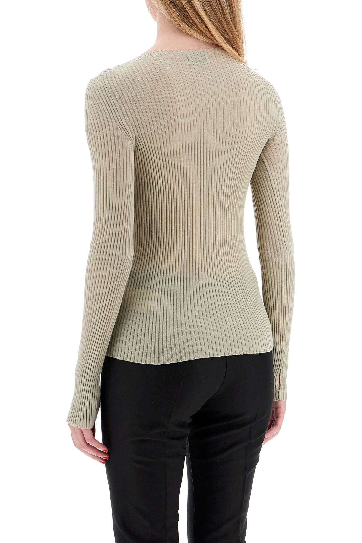 MRZ Ribbed Wool High Neck Sweater image 2