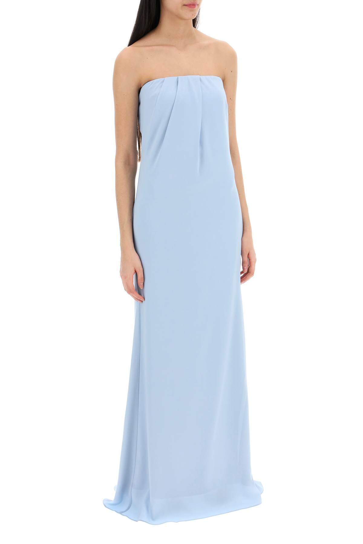 Roland Mouret Strapless Satin Crepe Dress image 1