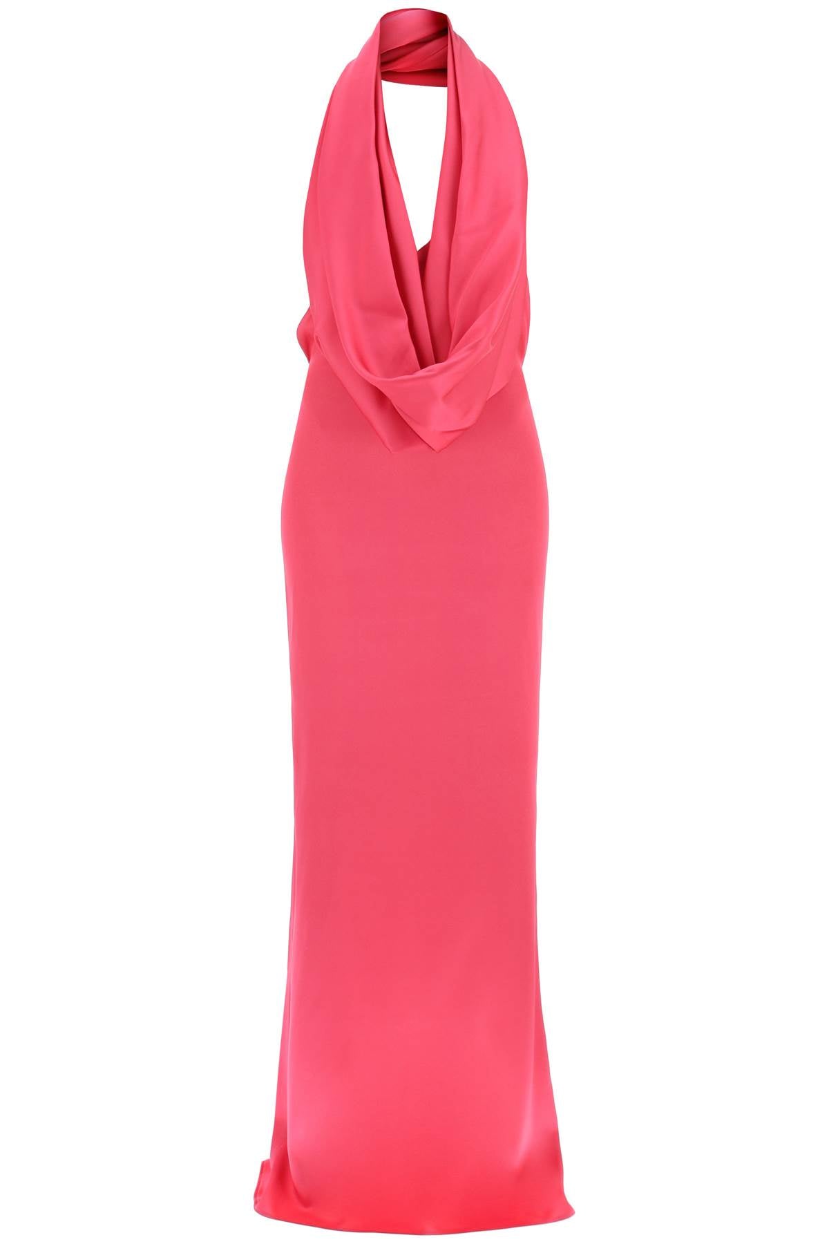 Giuseppe Di Morabito Maxi Gown with Draped Hood image 0