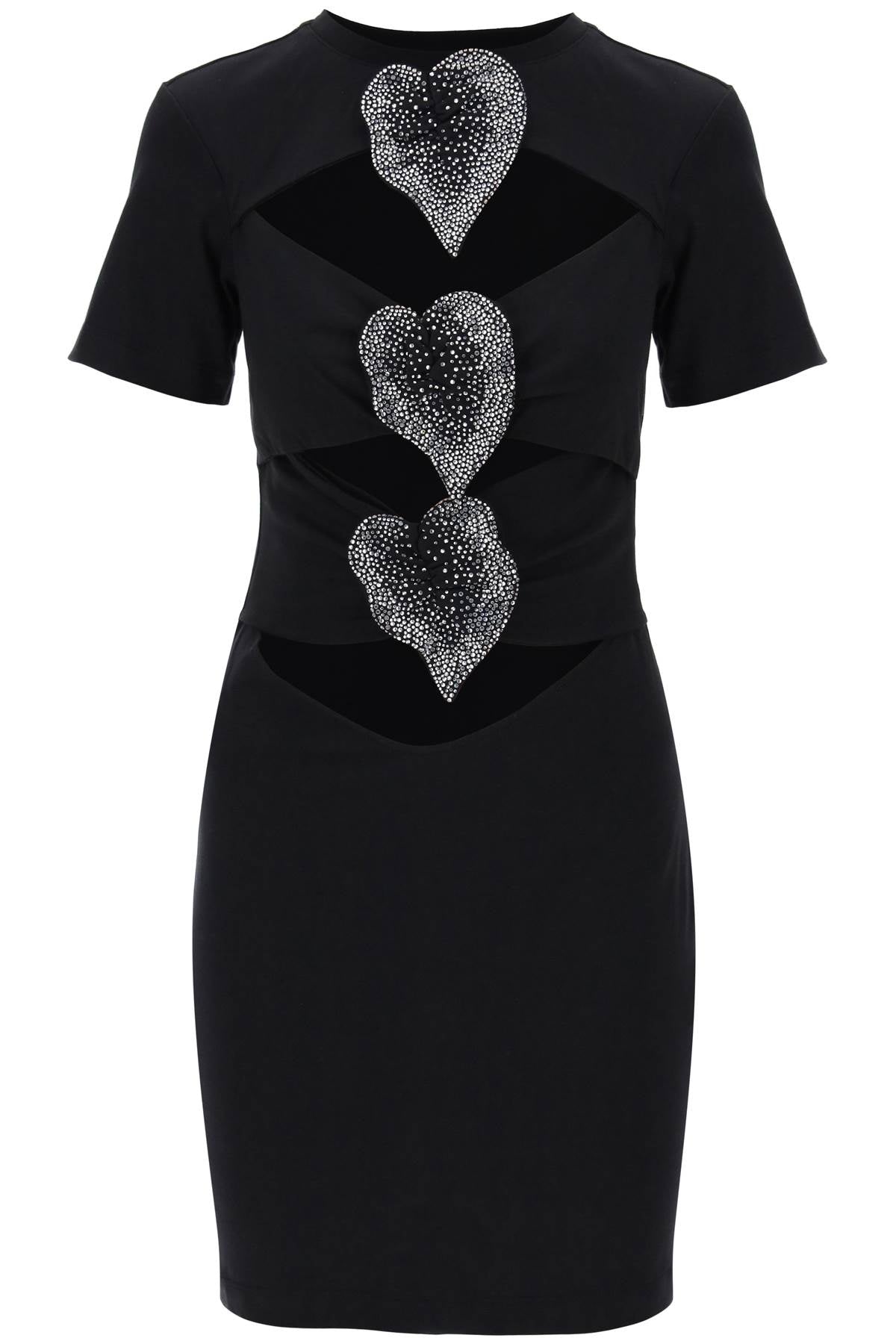 Giuseppe Di Morabito mini cut-out dress with applied anthur image 0