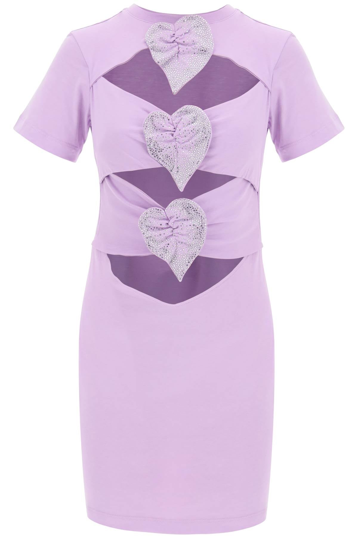 Giuseppe Di Morabito mini cut-out dress with applied anthur image 0