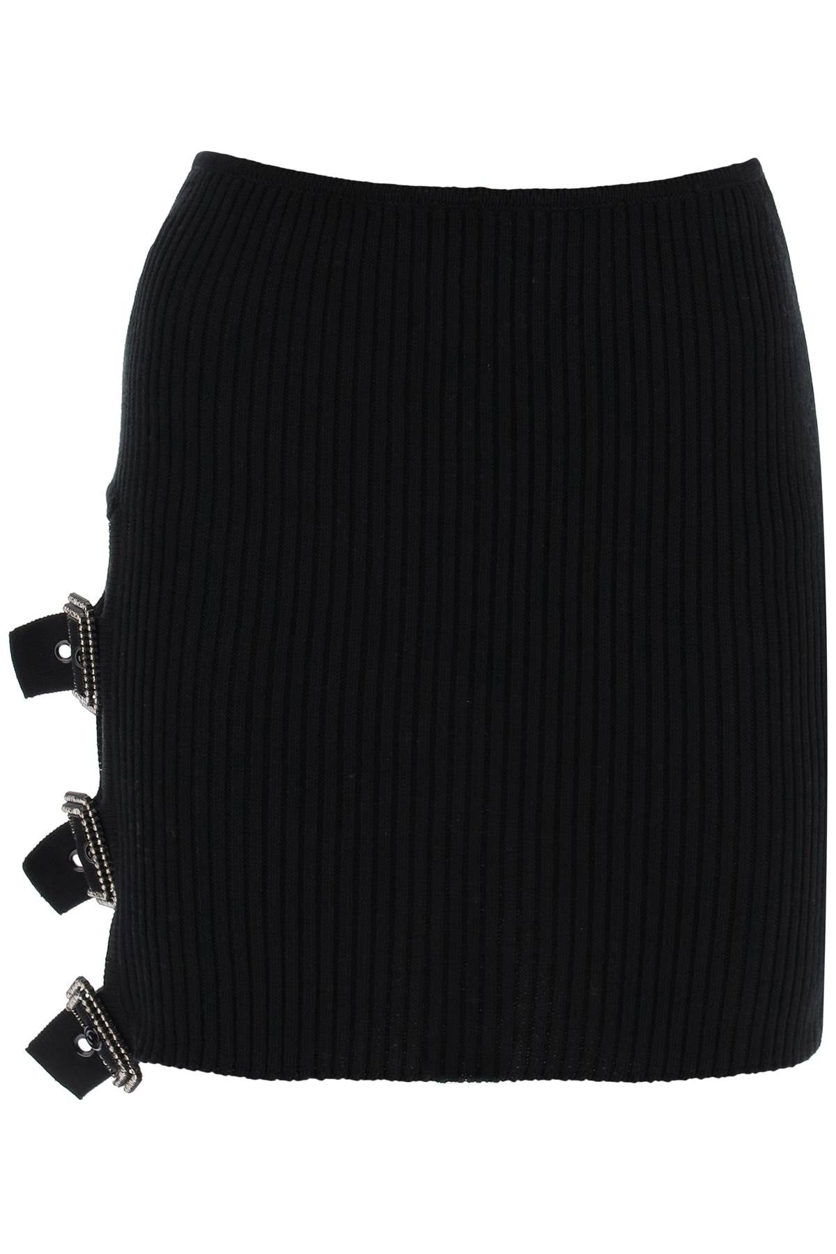 Giuseppe Di Morabito mini ribbed knit skirt in nine words image 0