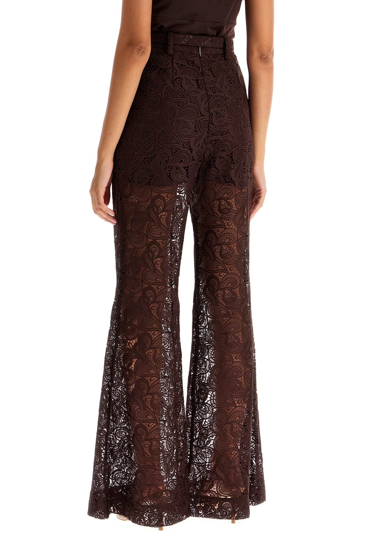 Zimmermann Guipure Lace Flared Pants image 2