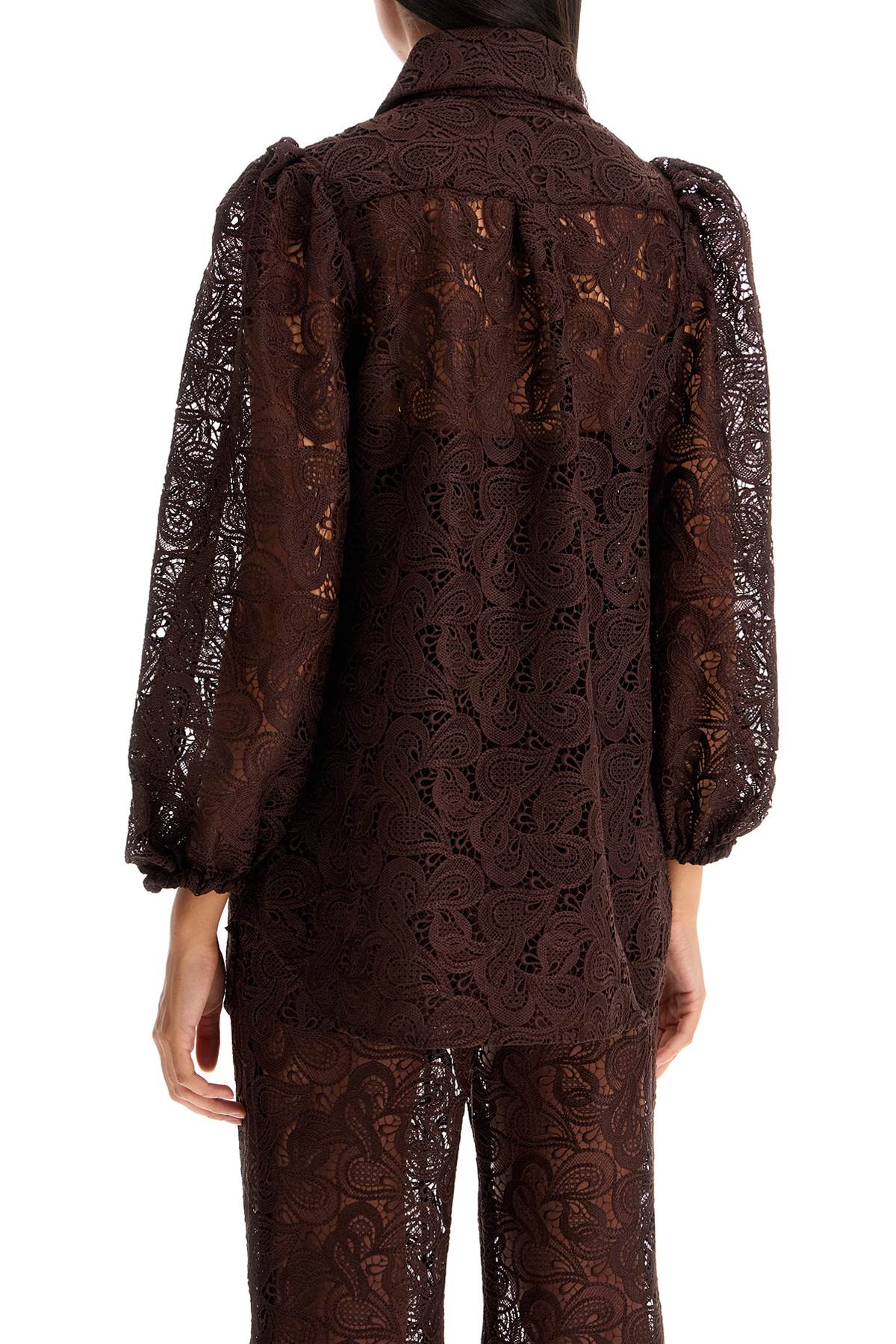 Zimmermann Guipure Lace Shirt with Removable Inner Tank Top image 2