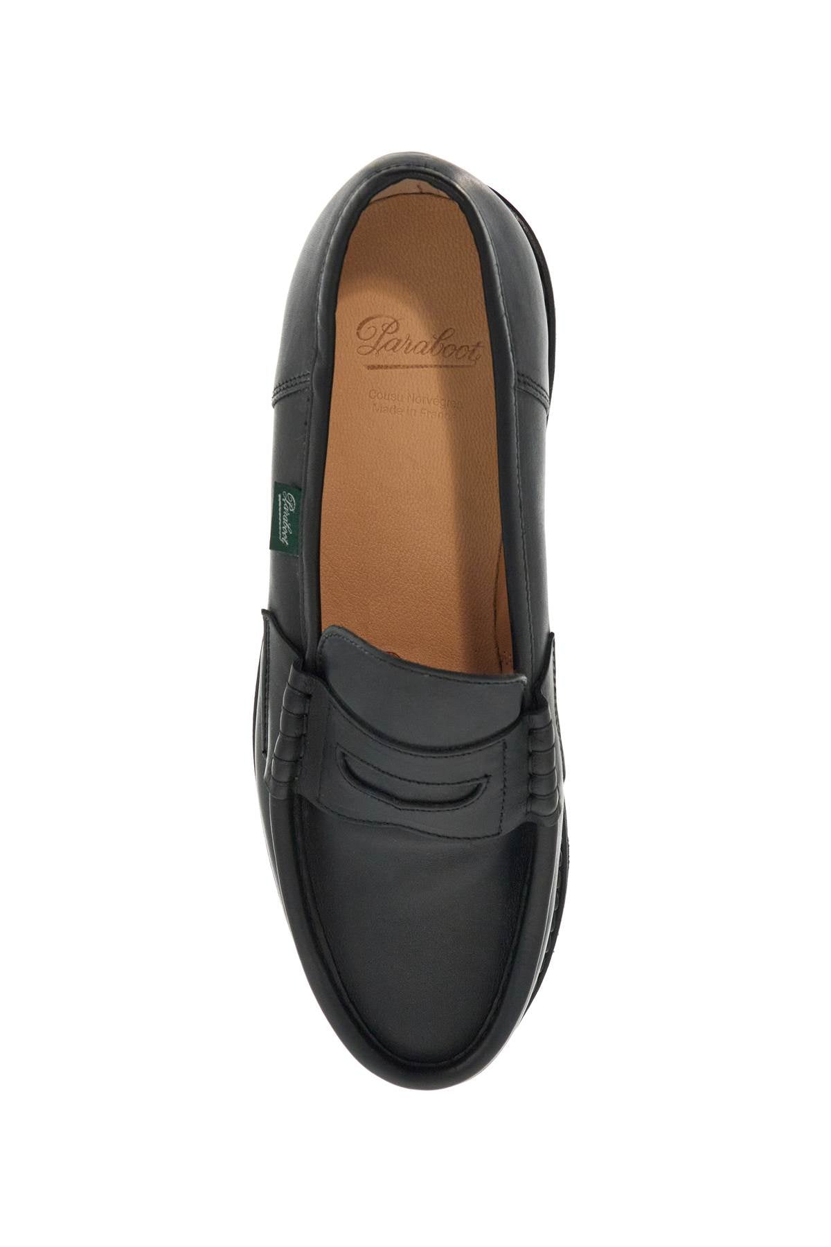 Paraboot leather reims penny loafers image 1