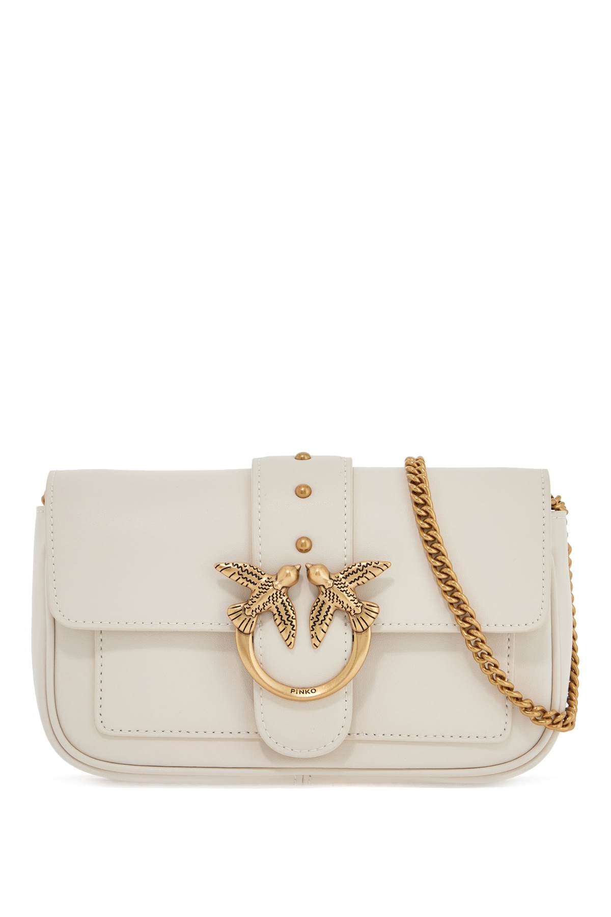 Pinko Love Birds Diamond Cut Crossbody Bag - Pink image 0