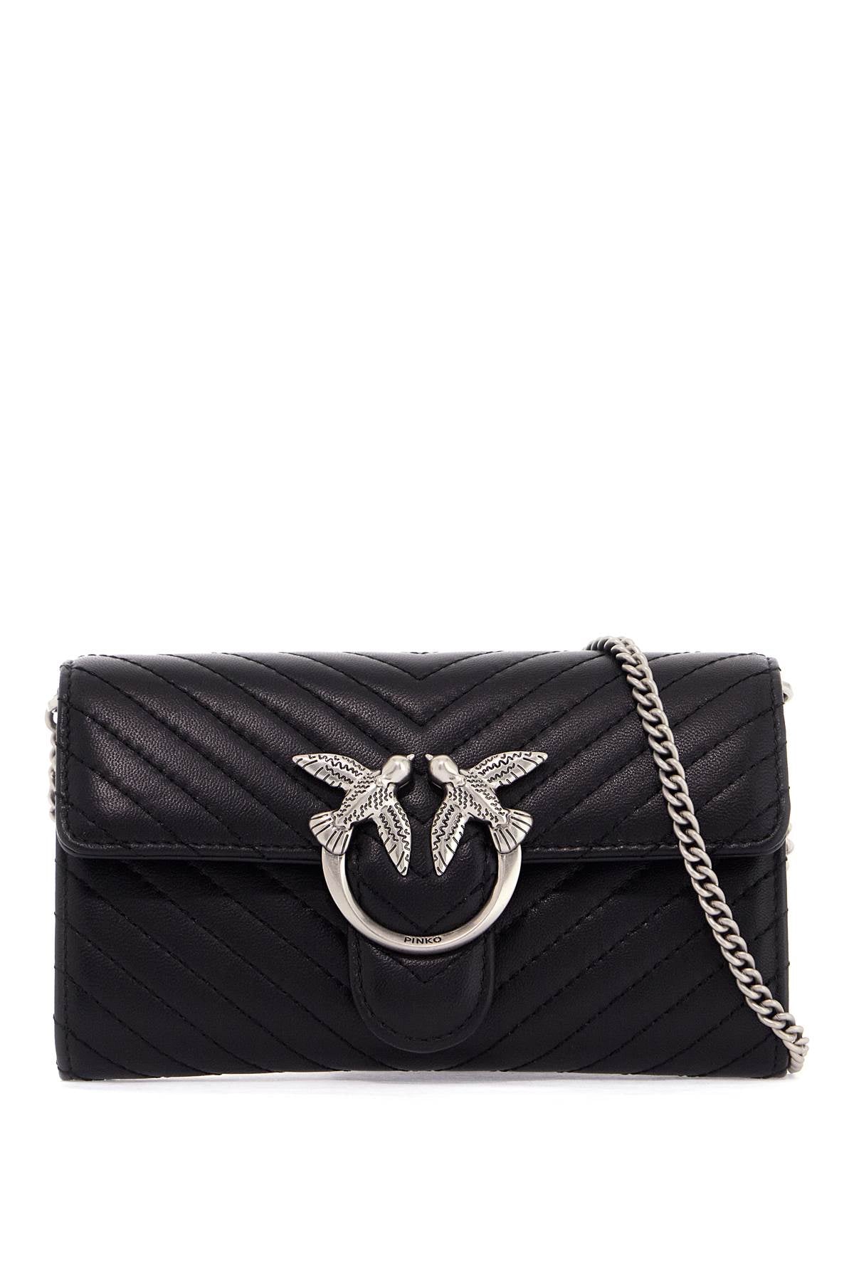 Pinko love bag chevron crossbody bag image 0