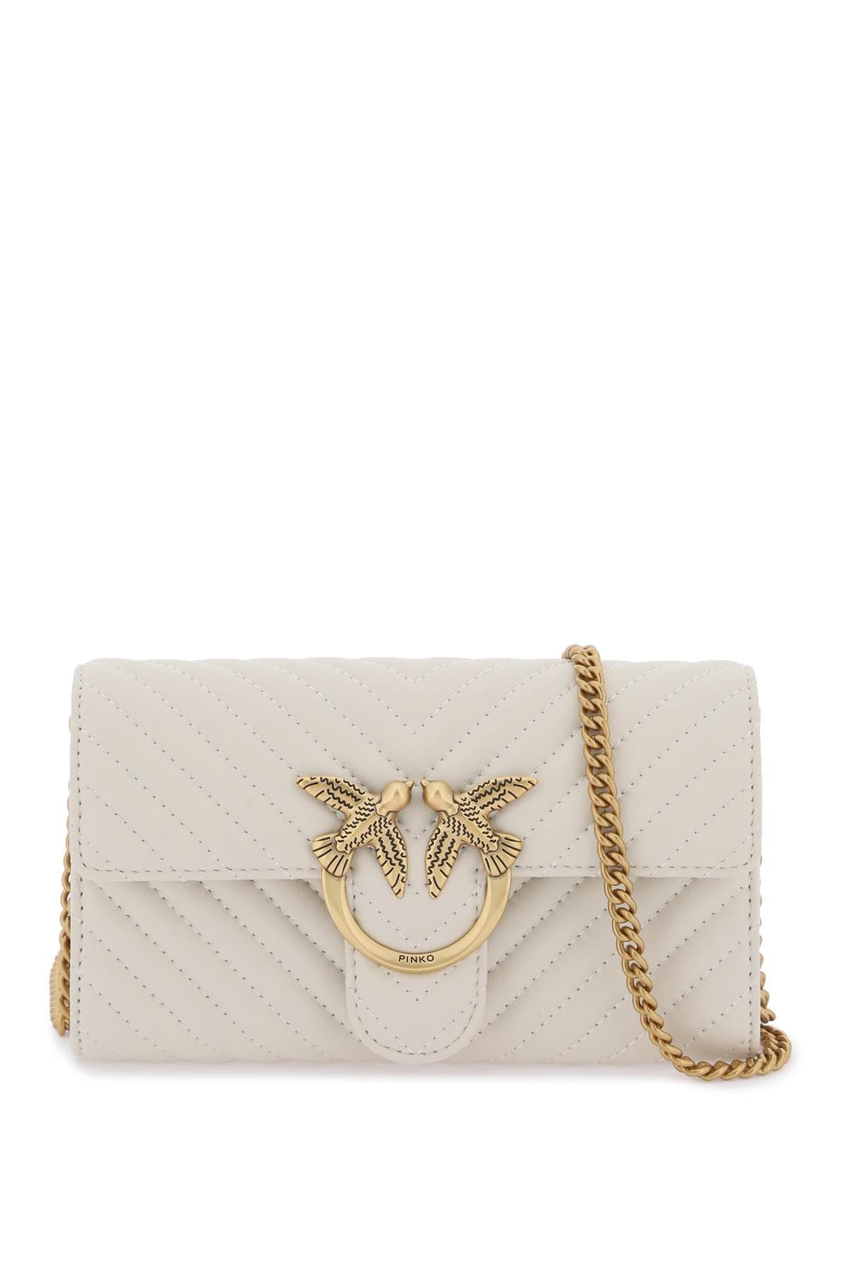 Pinko love bag one wallet chevron mini bag image 0