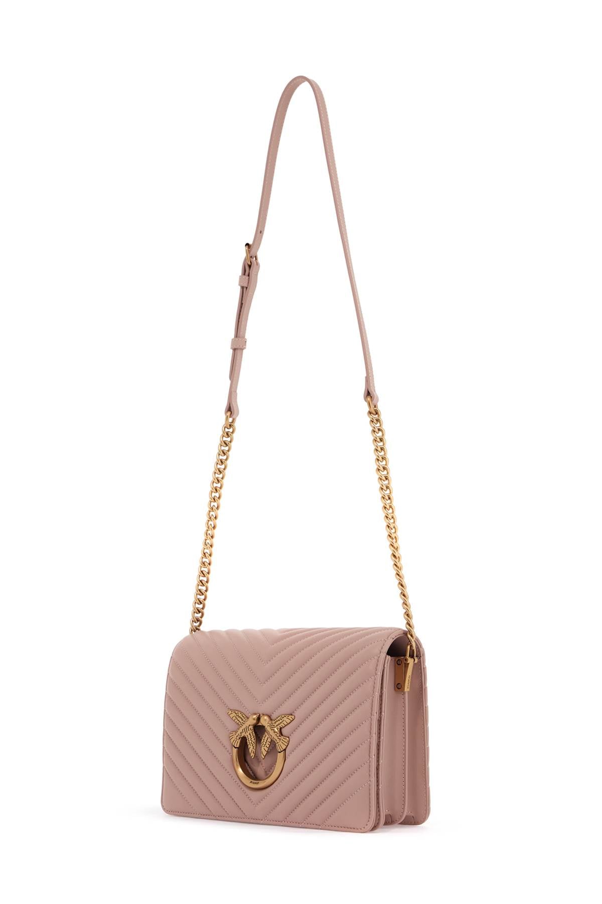 Pinko Love Birds Click Bag - Chevron Quilted Nappa Leather image 2