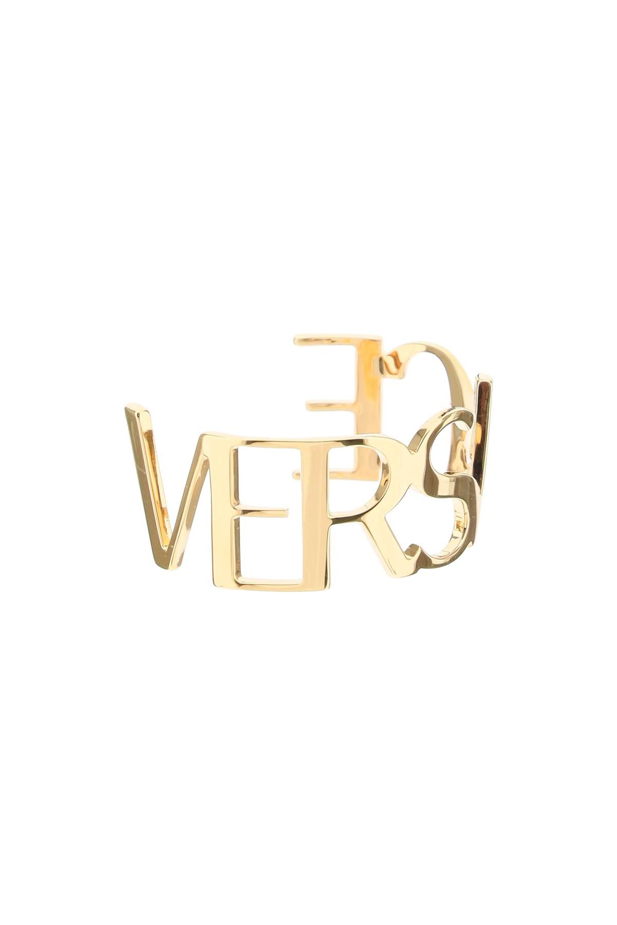 Versace stiff logoed bracelet image 1