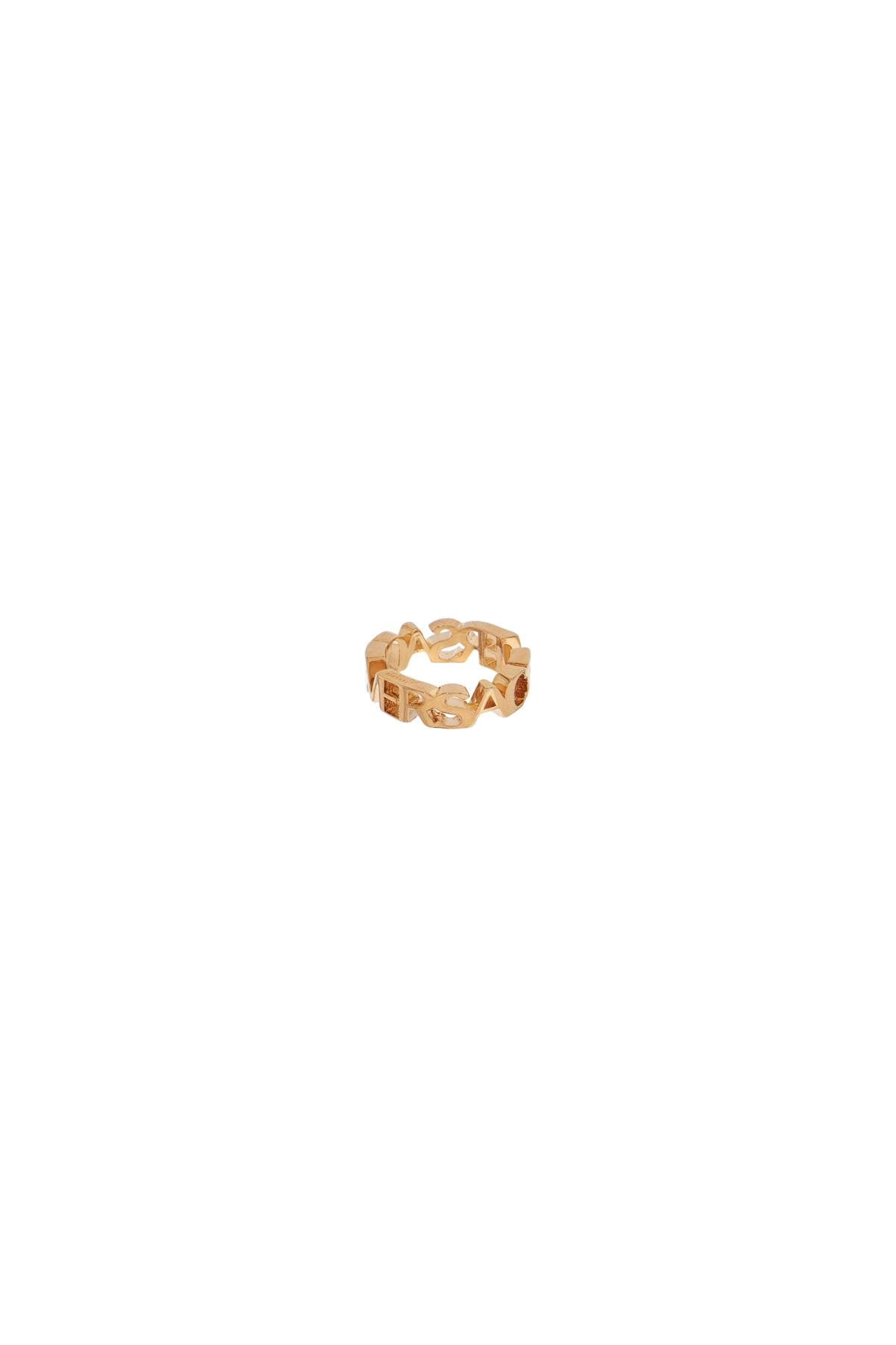 Versace Gold Logo Ring for Men image 0