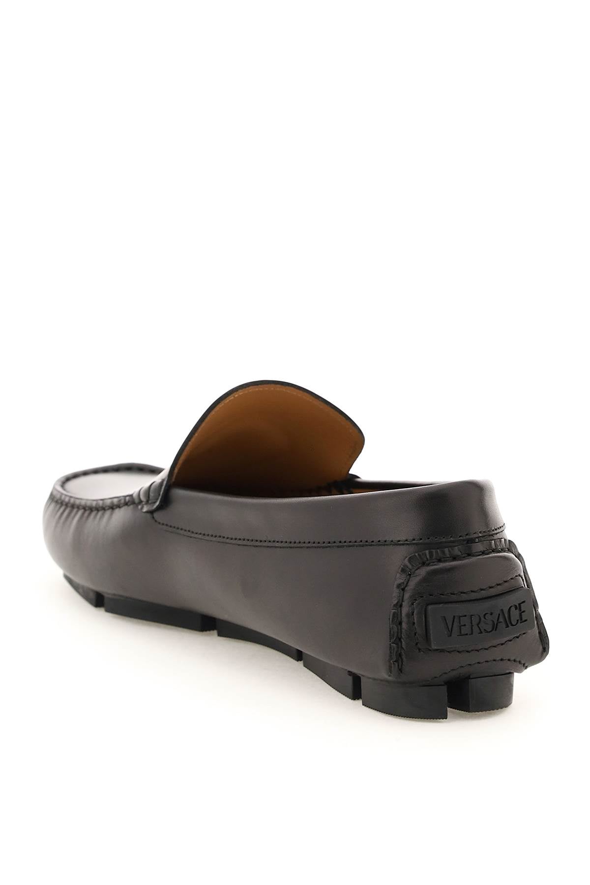 Versace la medusa leather loafers image 2