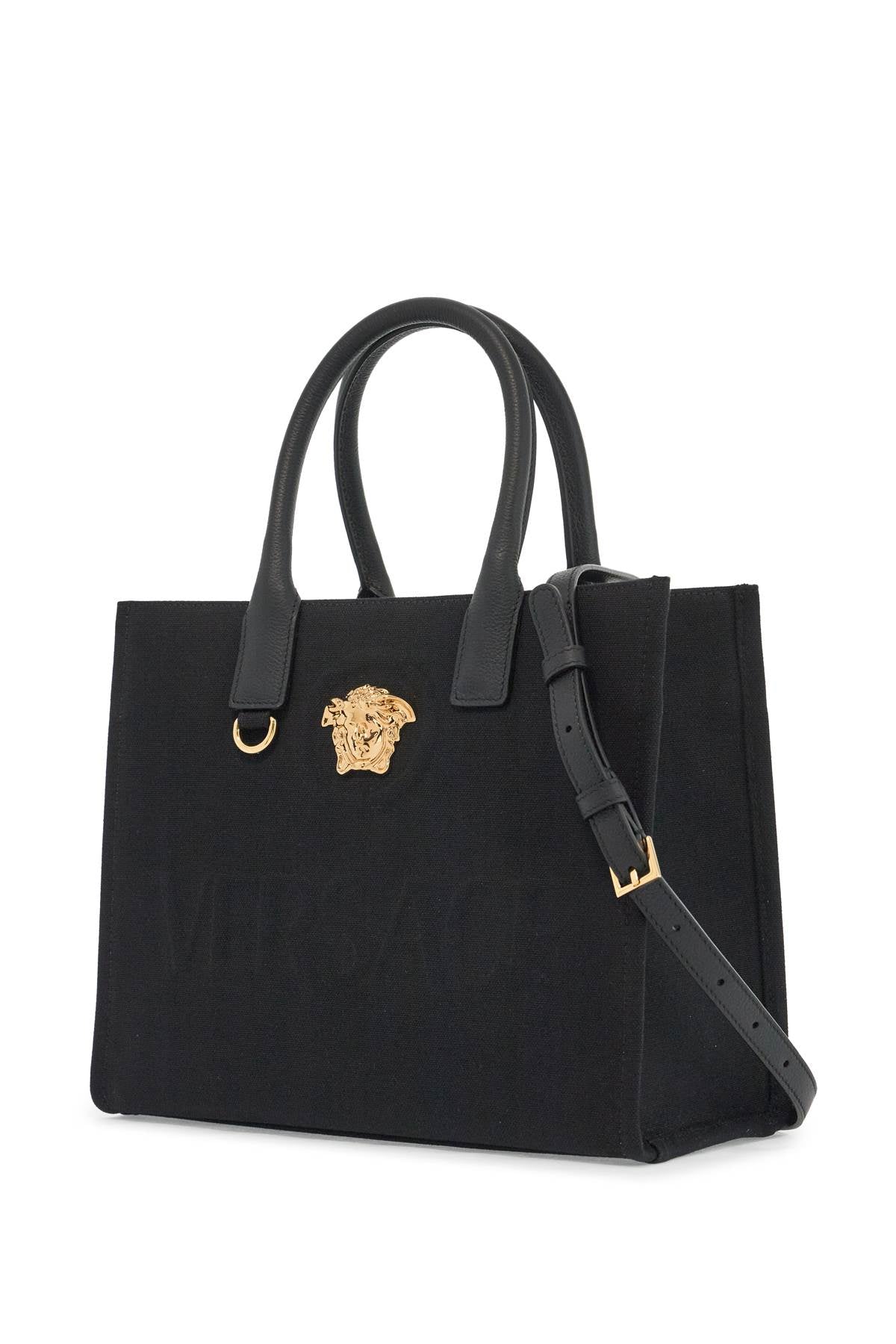 Versace La Medusa Small Canvas Tote Bag image 2