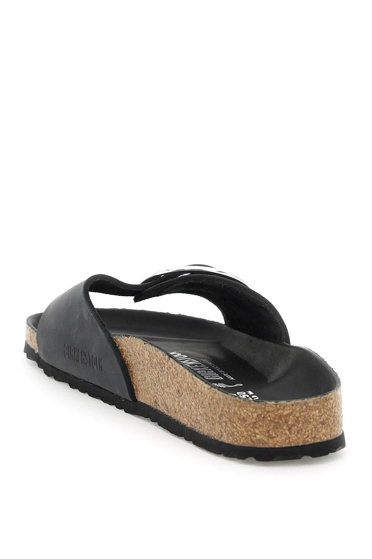 Birkenstock Madrid Big Buckle Leather Slides image 2