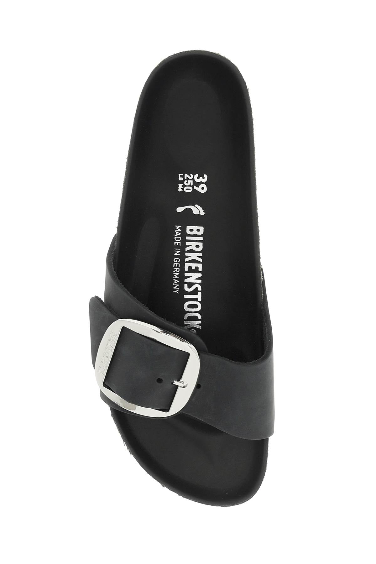 Birkenstock Madrid Big Buckle Leather Slides image 1