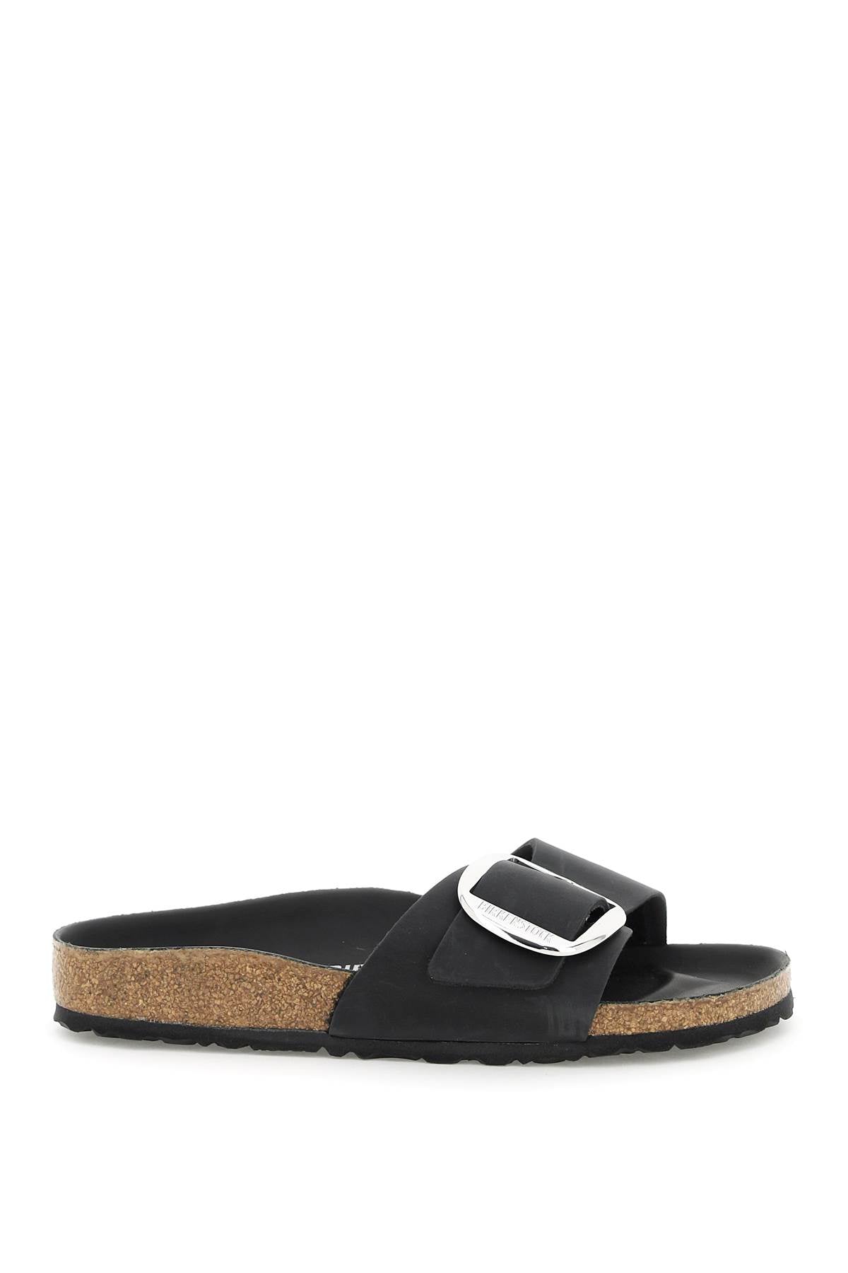 Birkenstock Madrid Big Buckle Leather Slides image 0