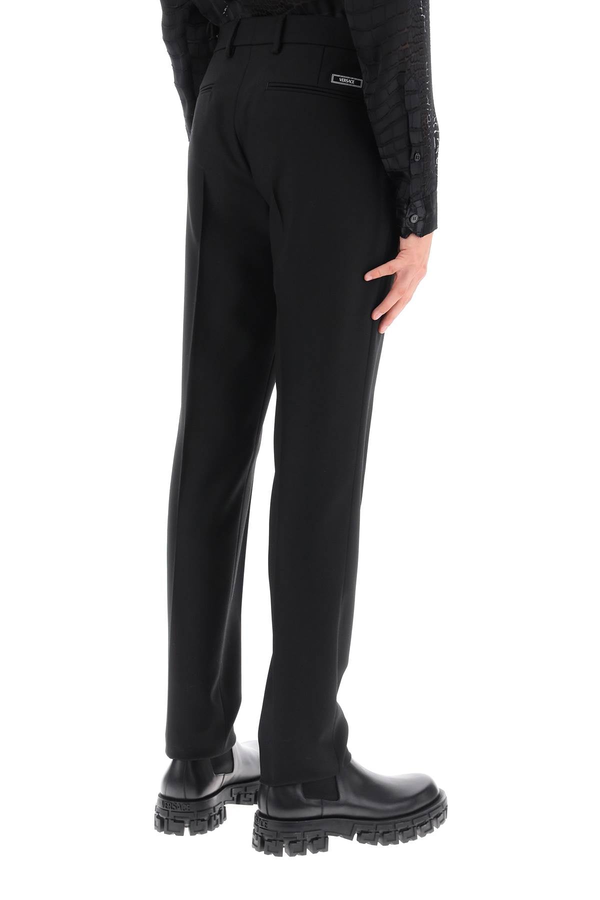 Versace Cigarette Pants in Virgin Wool Twill image 2