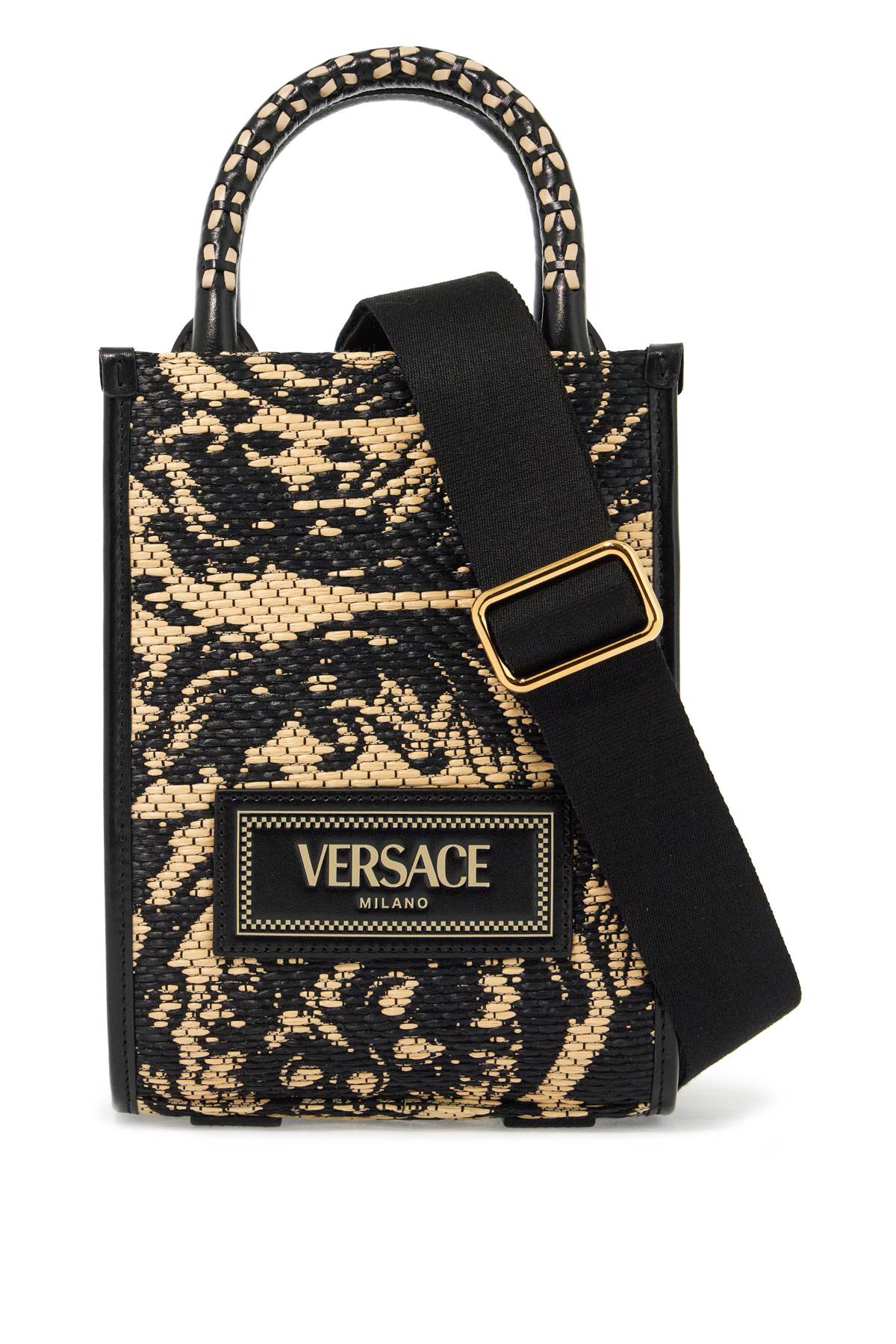 Versace mini athena barocco tote bag image 0