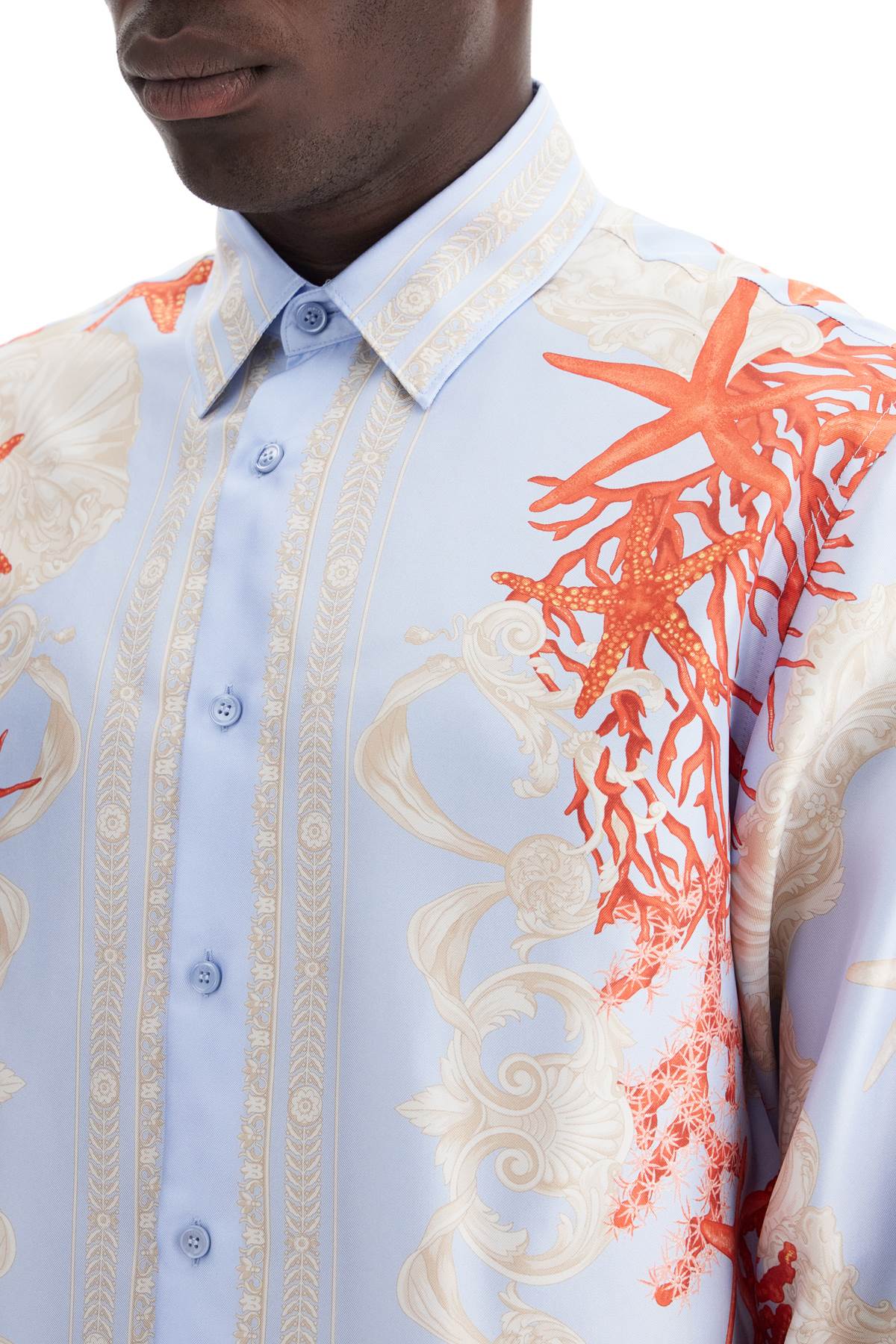 Versace Barocco Sea Silk Shirt image 3