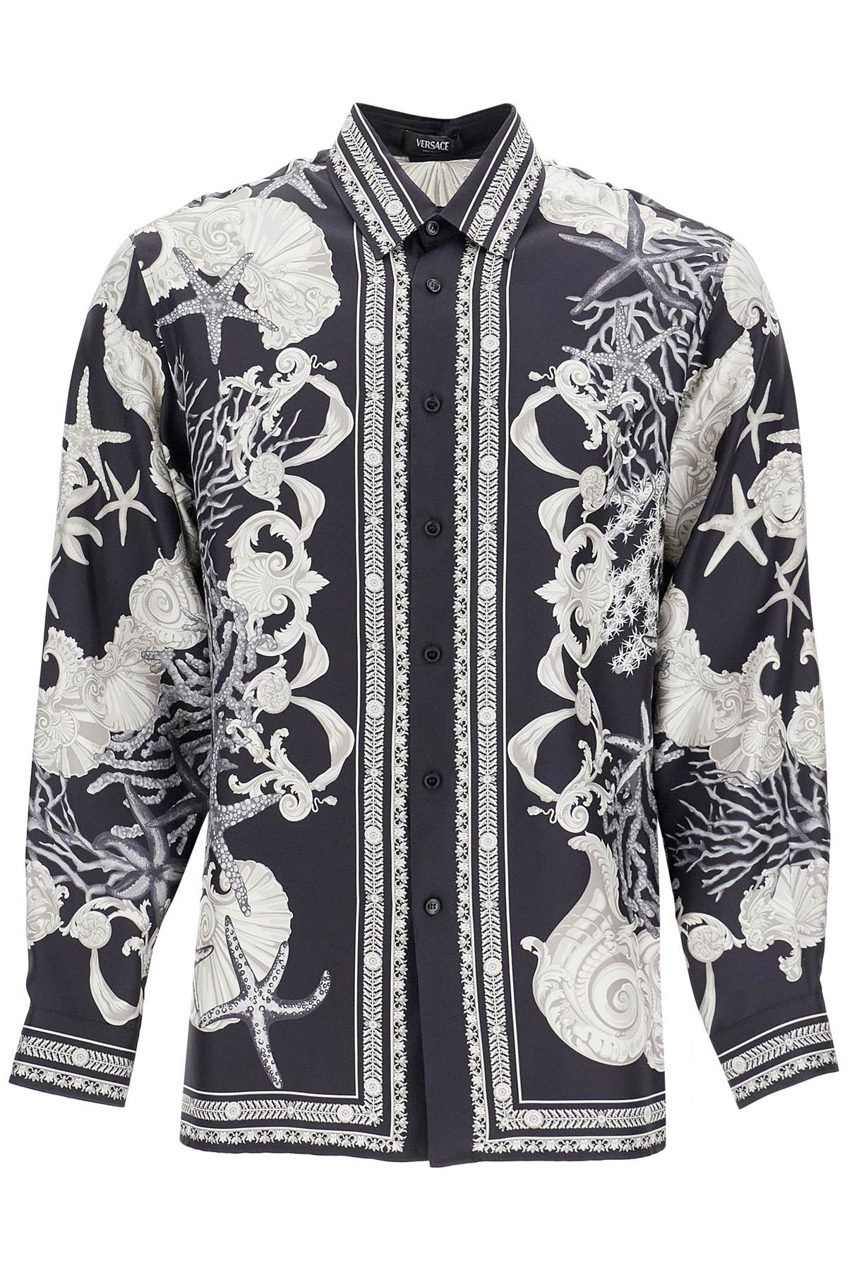 Versace Barocco Sea Silk Shirt for Men image 0