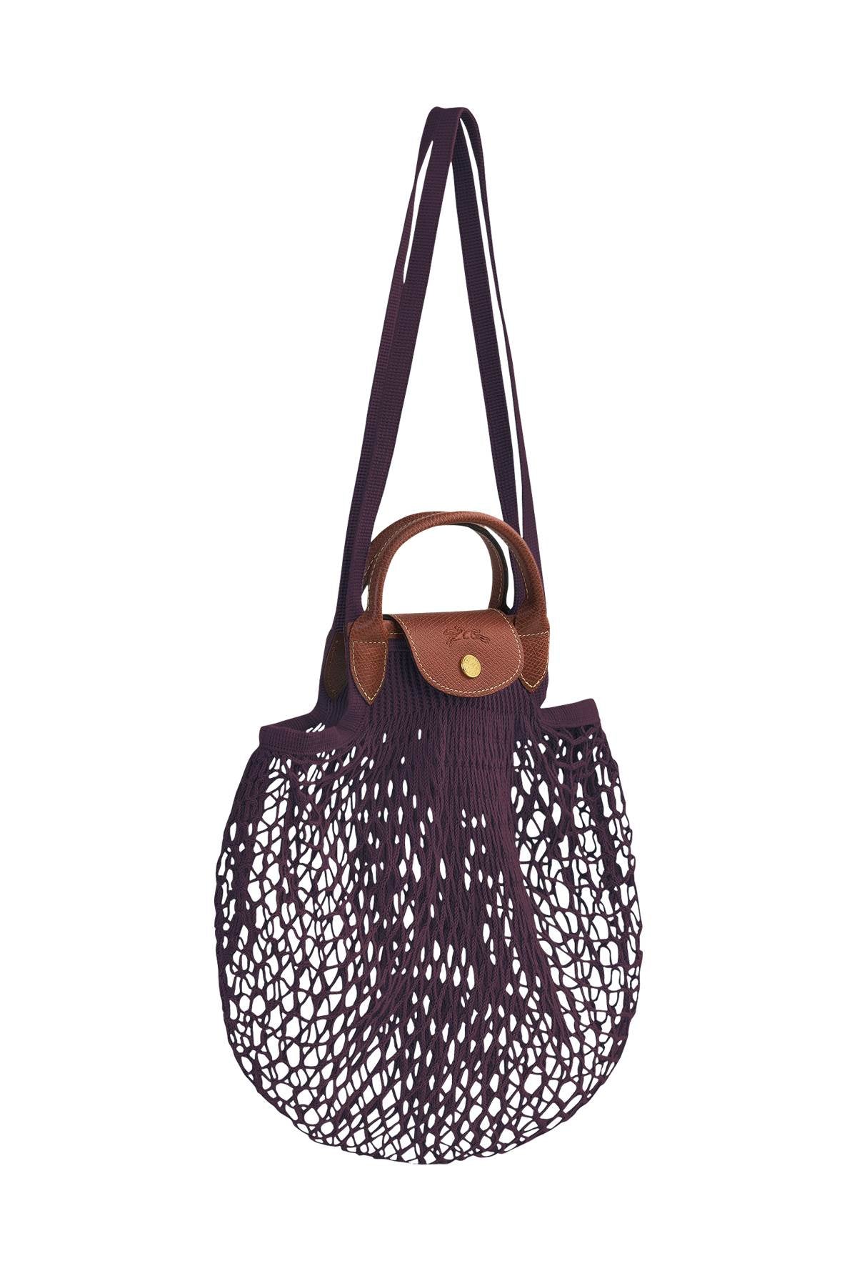 Longchamp Le Pliage Filet L: Large Woven Cotton Tote Bag image 2