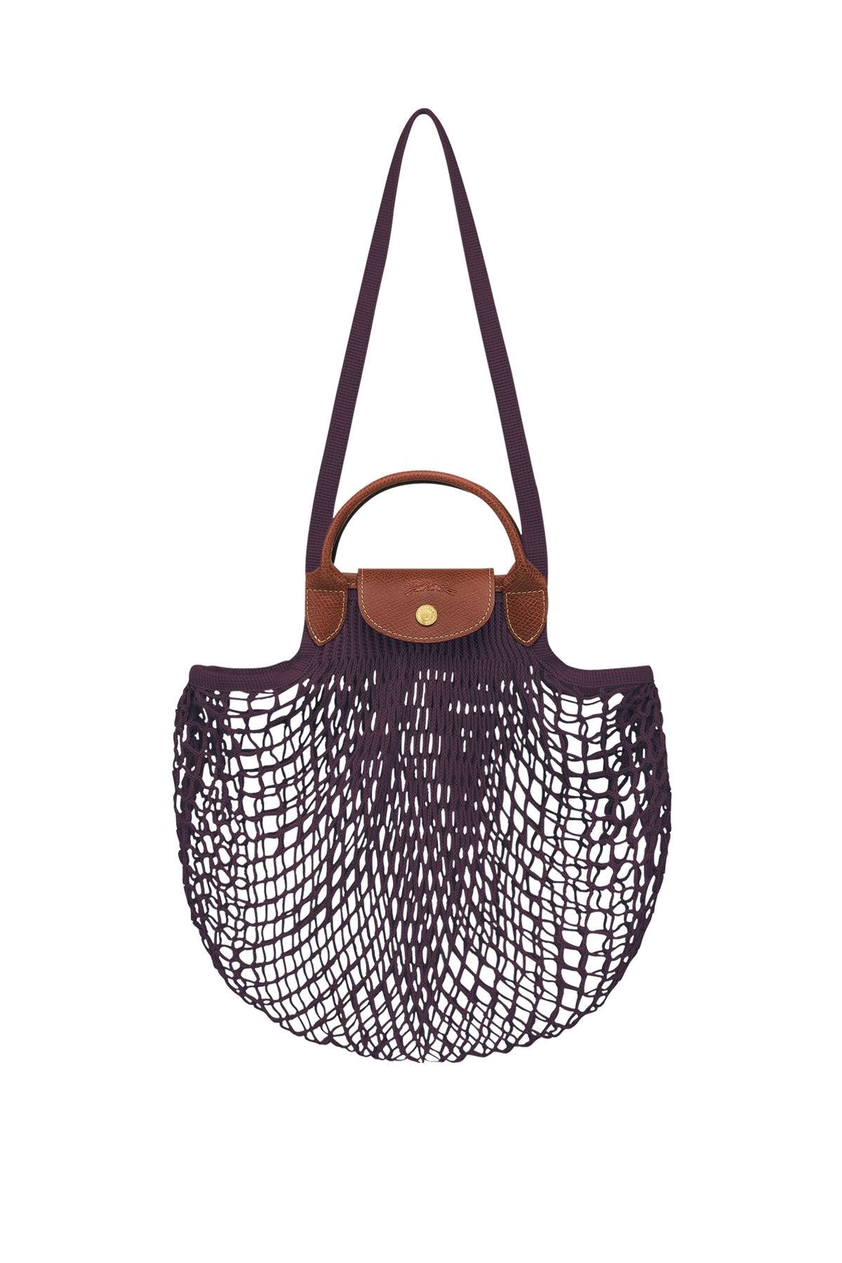 Longchamp Le Pliage Filet L: Large Woven Cotton Tote Bag image 0