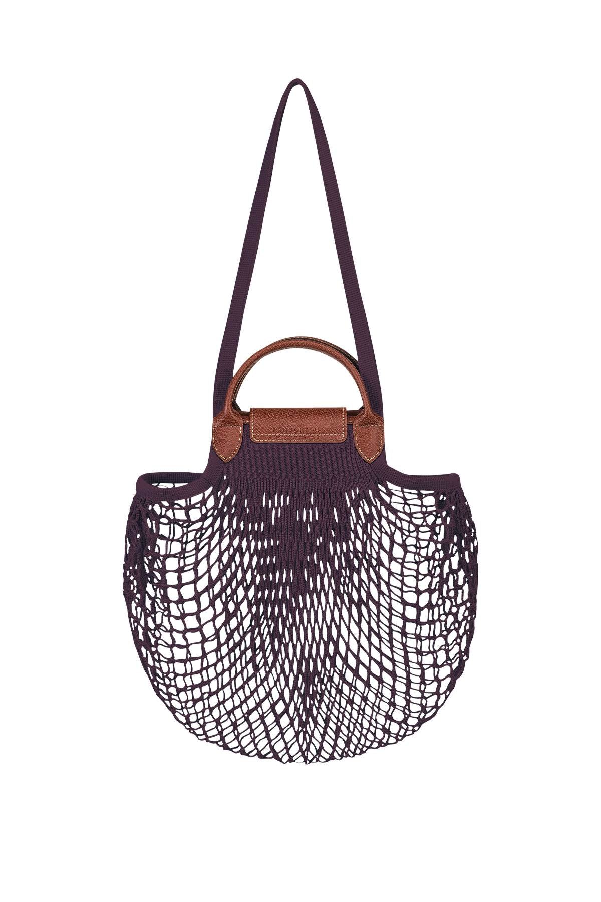 Longchamp Le Pliage Filet L: Large Woven Cotton Tote Bag image 1