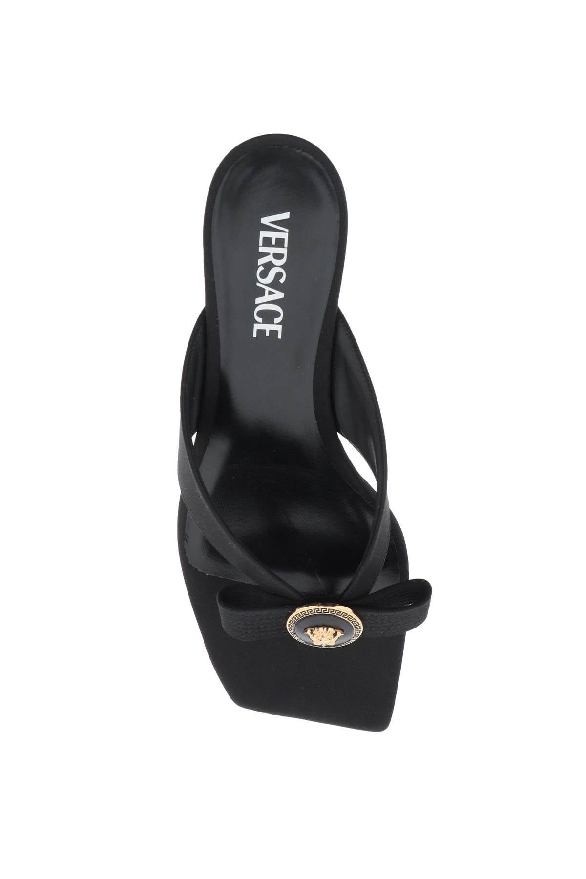 Versace gianni ribbon thong mules image 1