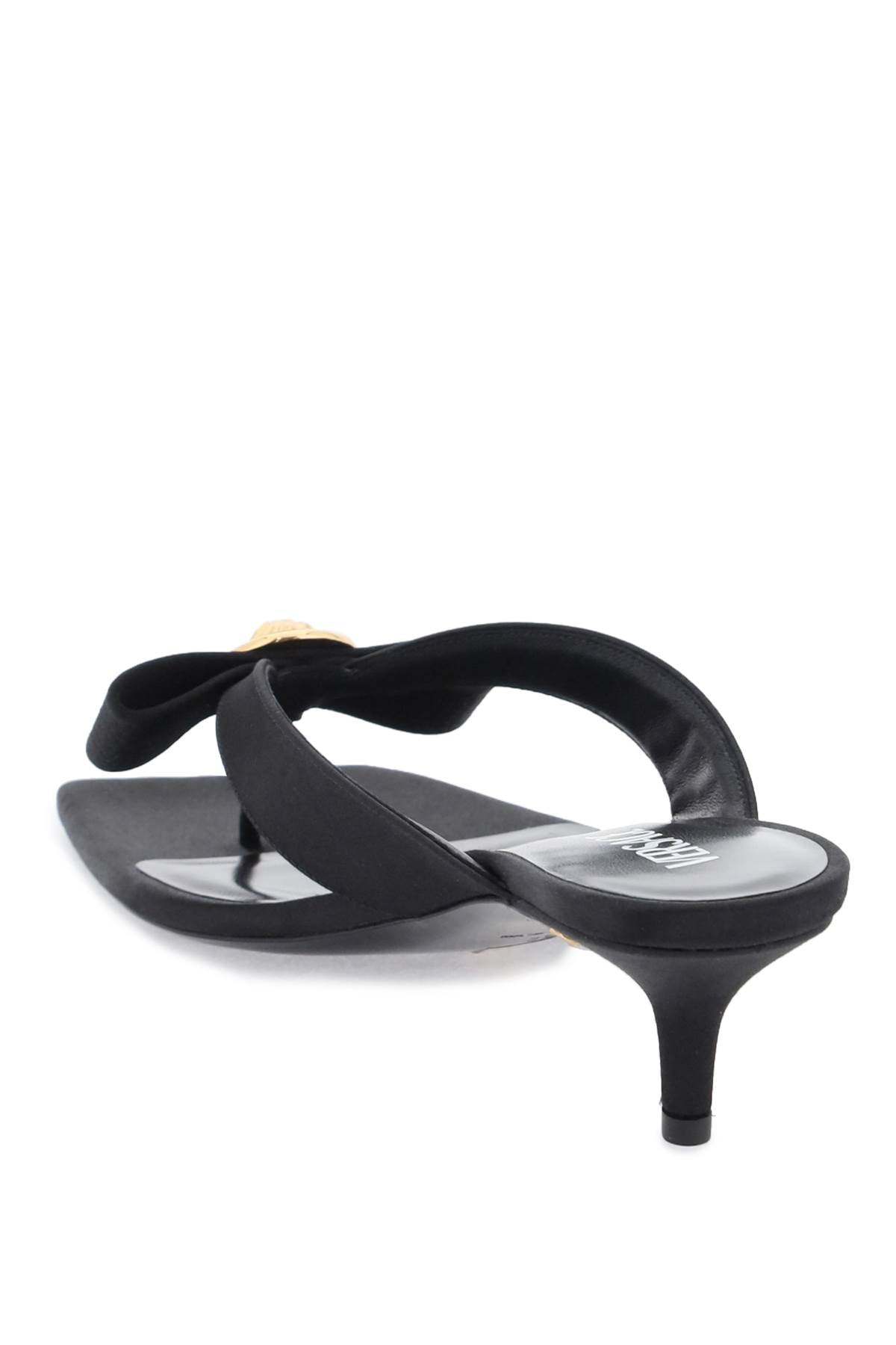 Versace gianni ribbon thong mules image 2