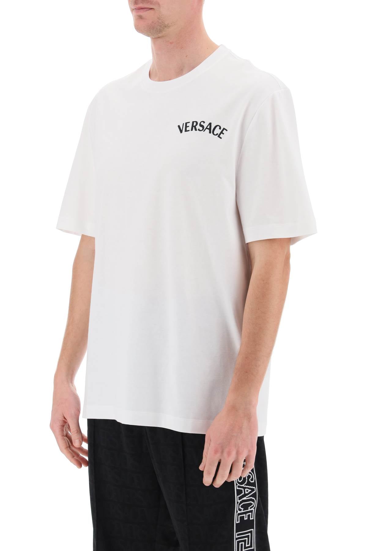 Versace milano stamp crew-neck t-shirt image 3