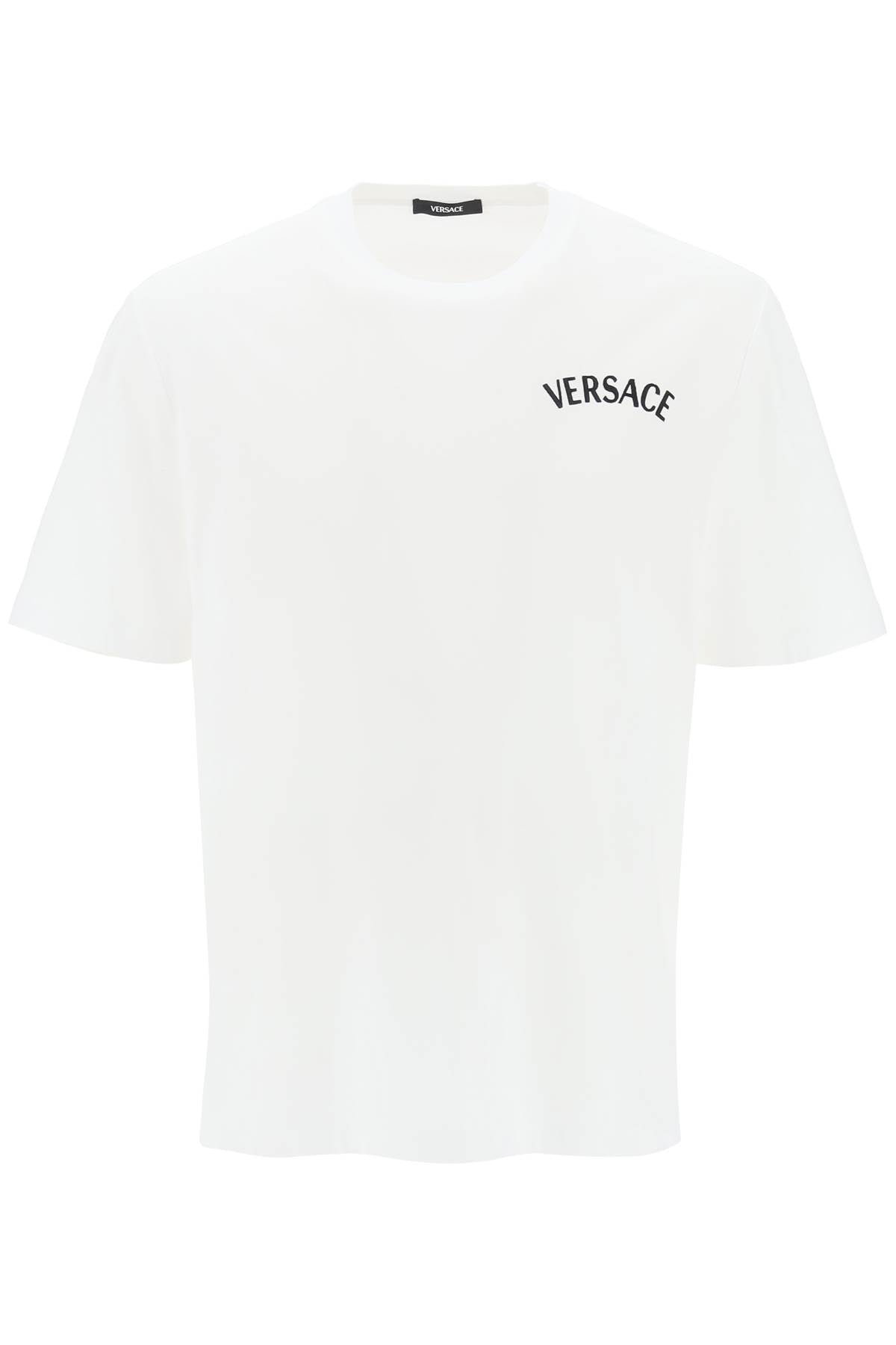 Versace milano stamp crew-neck t-shirt image 0