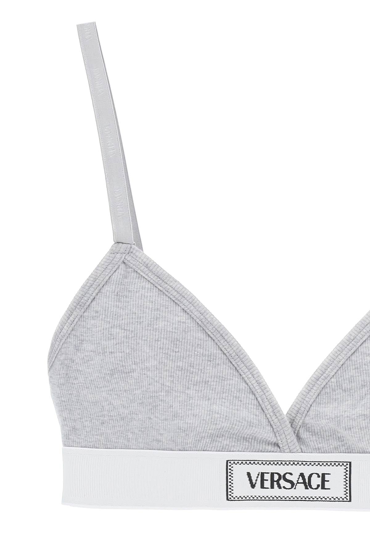 Versace '90s logo ribbed bralette image 2