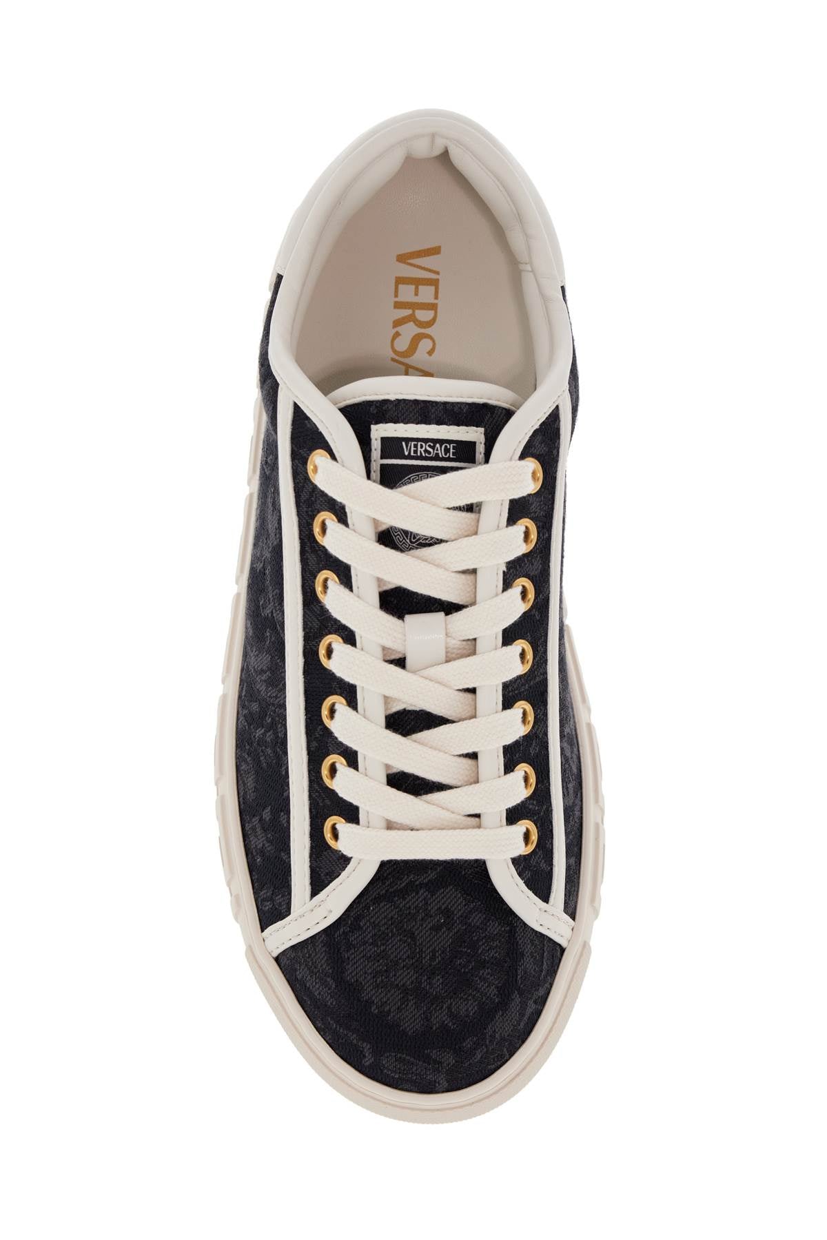 Versace Greca Barocco Sneakers: Luxury Cotton Blend Trainers image 1