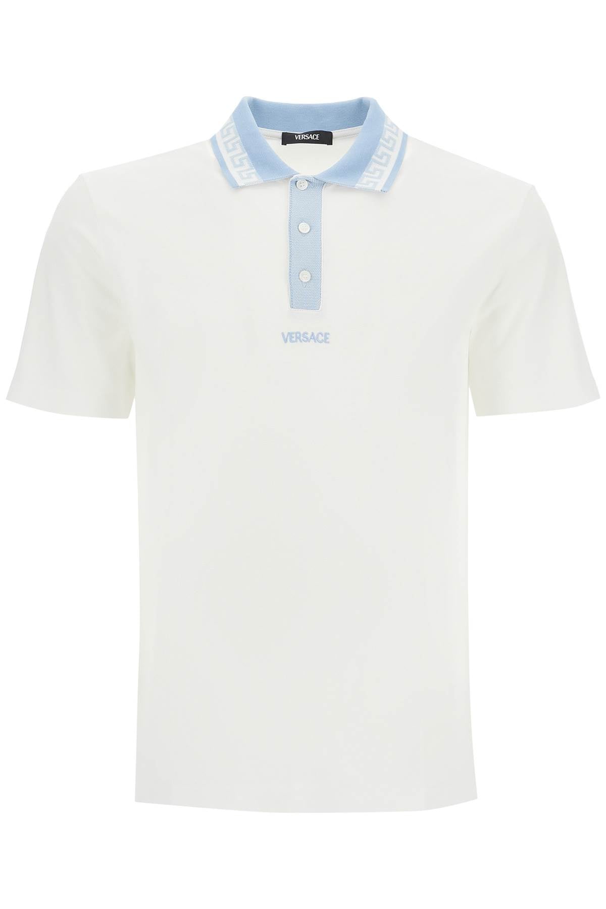 Versace polo shirt with greek motif image 0