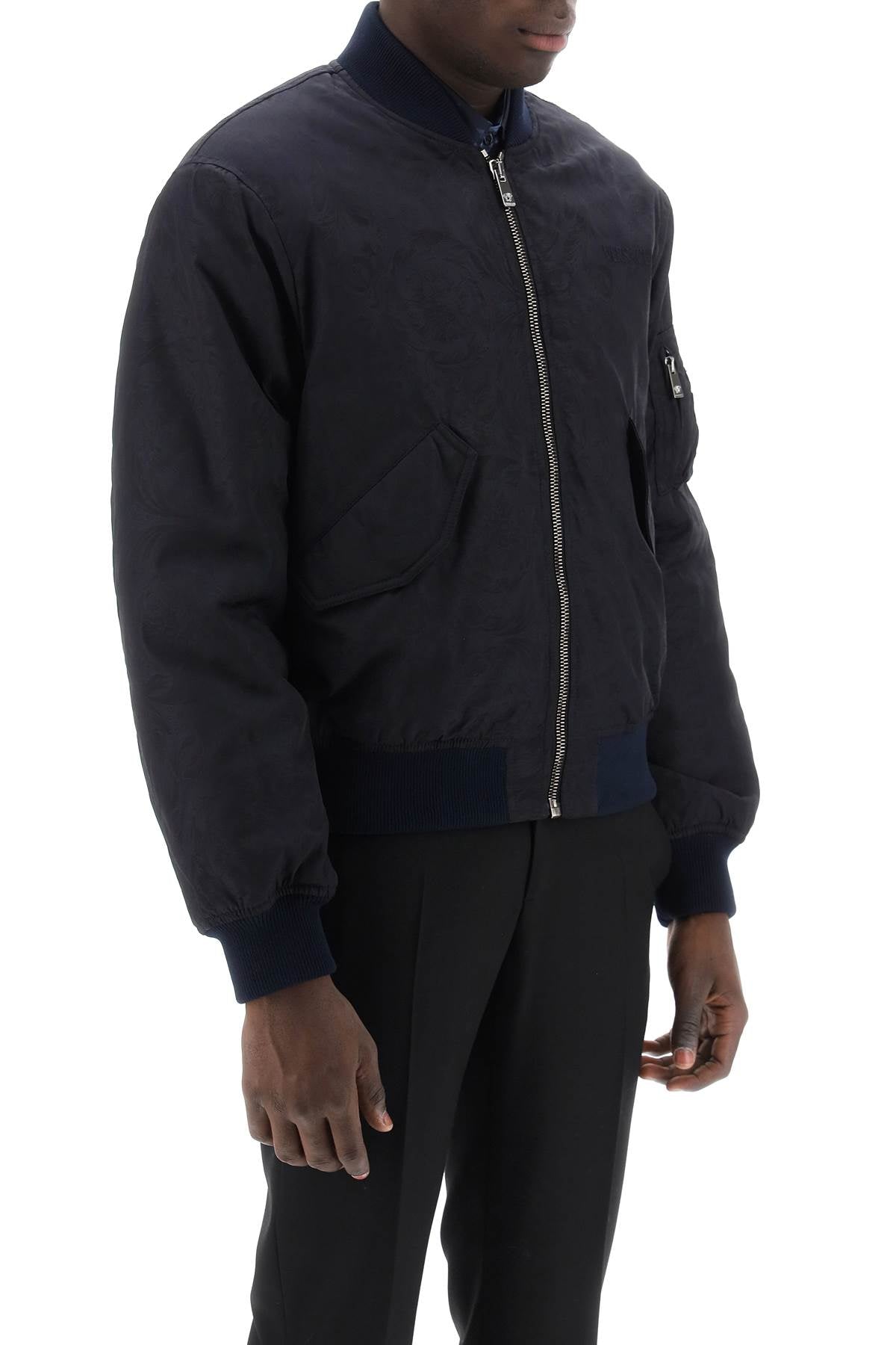 Versace barocco bomber jacket image 1