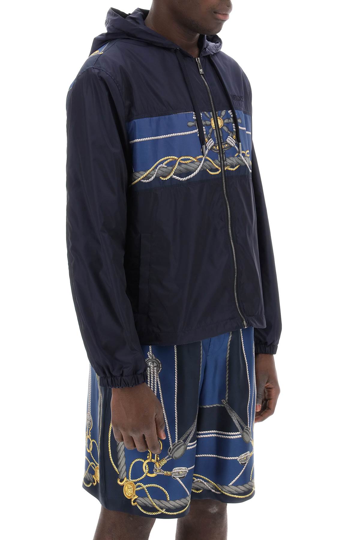 versace nautical hooded jacket image 1