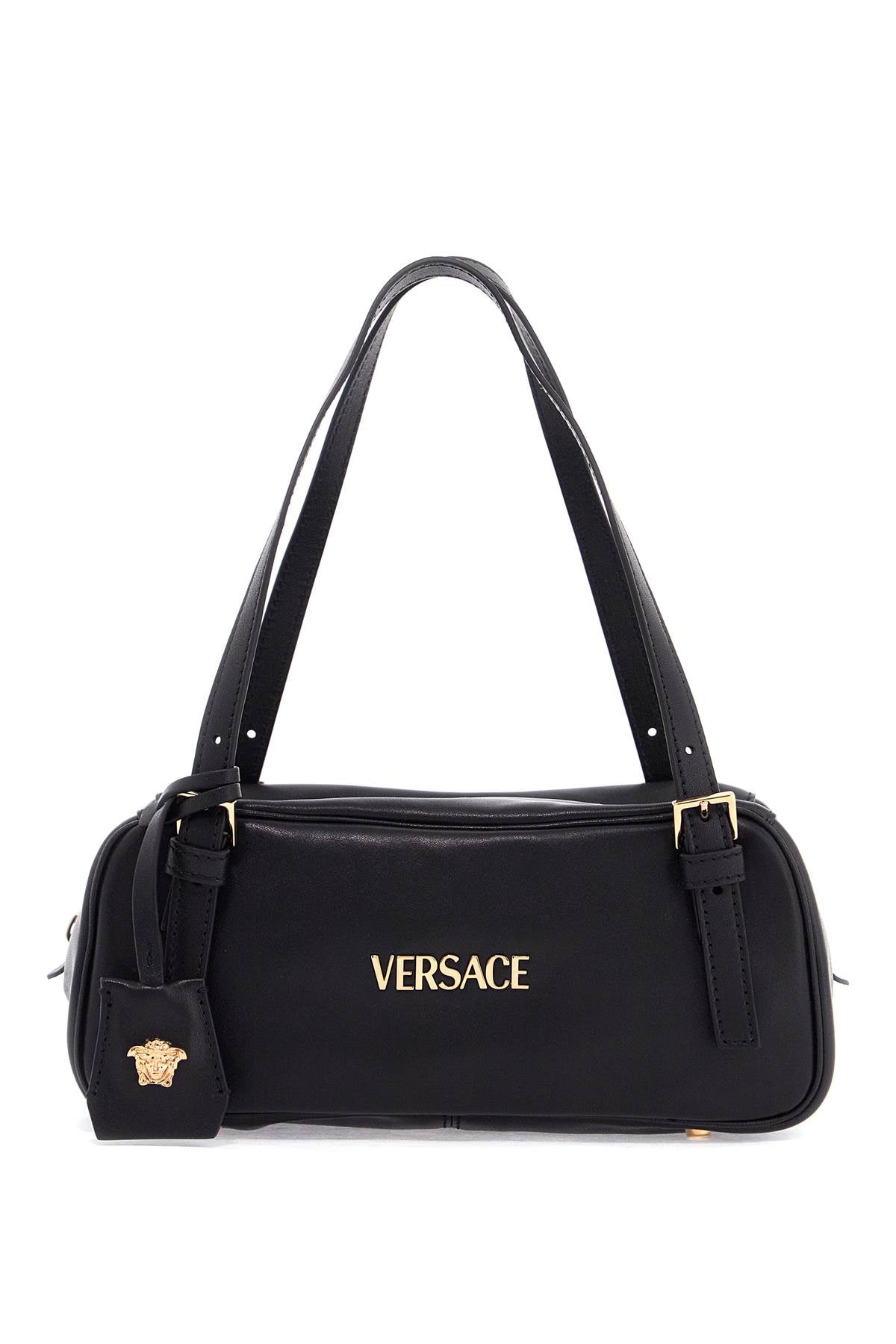 Versace Nappa Leather Bowling Bag with Medusa Keychain image 0