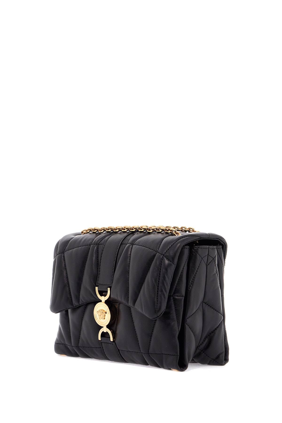 Versace Kleio Quilted Leather Shoulder Bag with Medusa Closure image 2