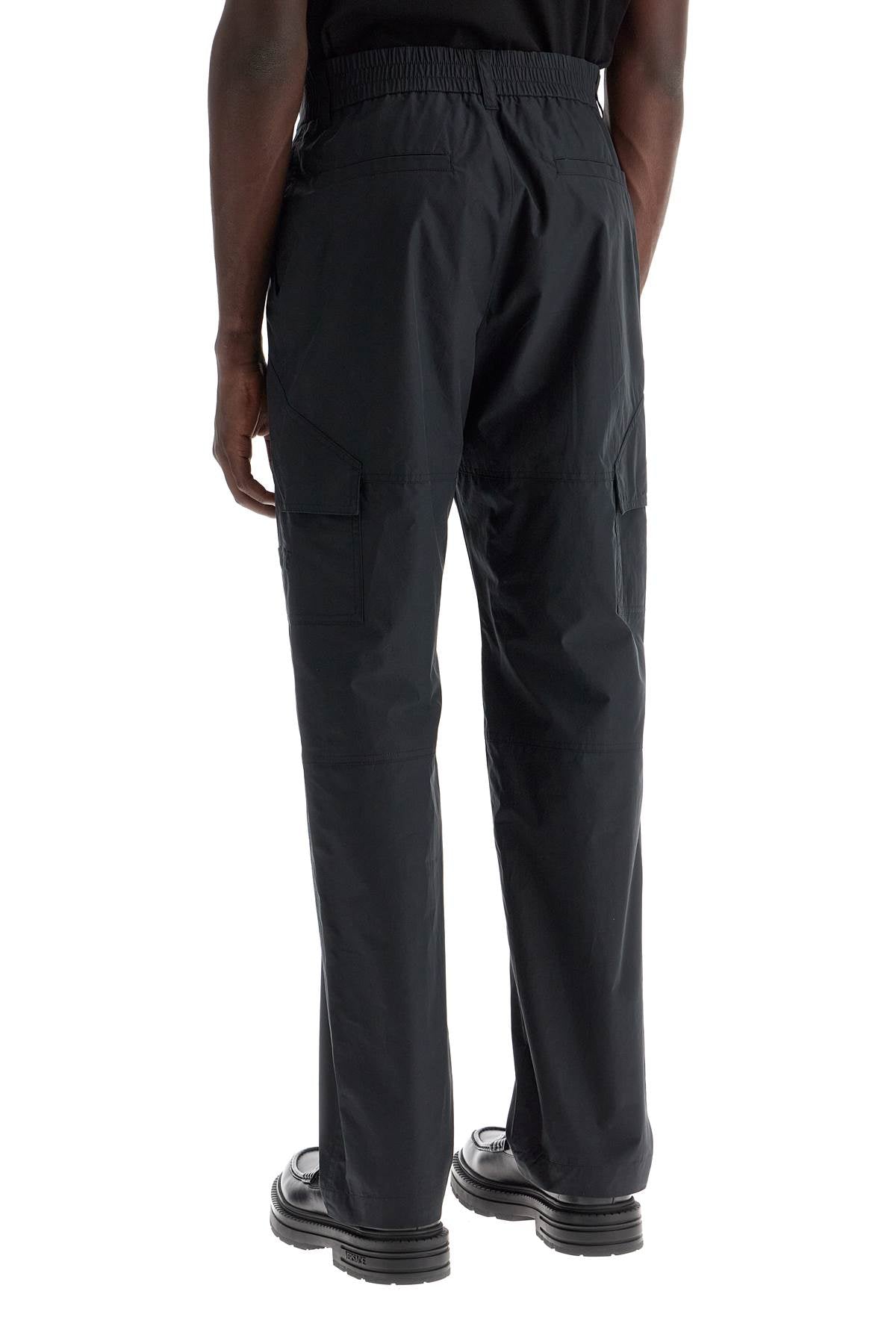 Versace Milano Embroidered Cotton Poplin Trousers image 2