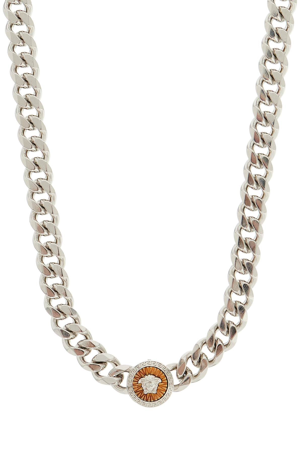 Versace medusa chain necklace with pendant image 1