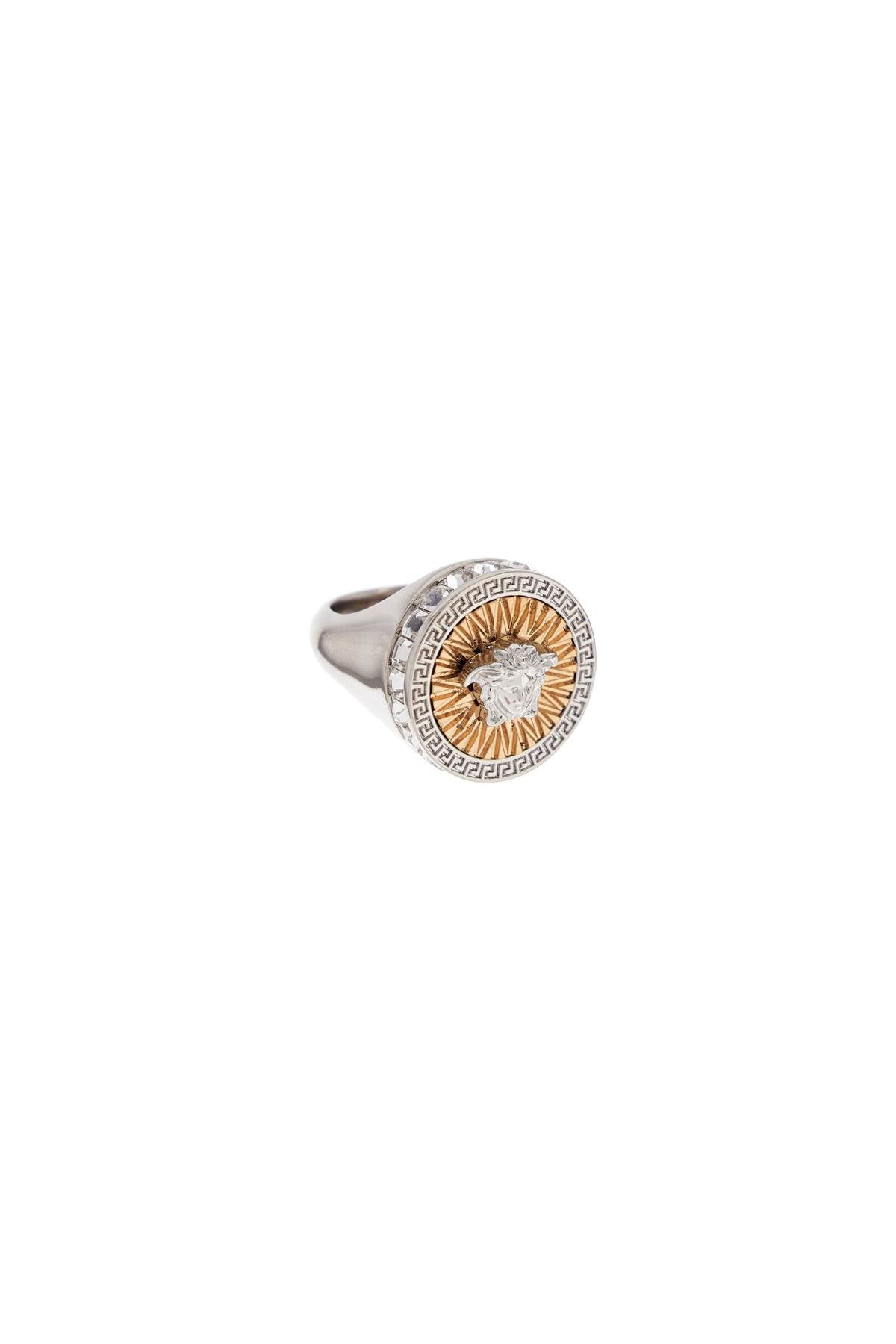 Versace icon ring with crystals image 2