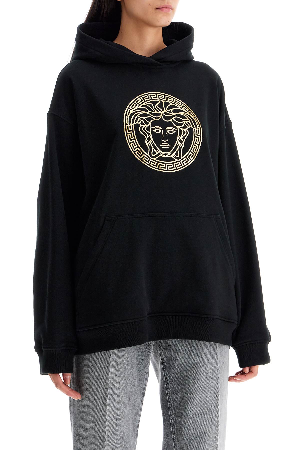 Versace hooded sweatshirt with med image 1