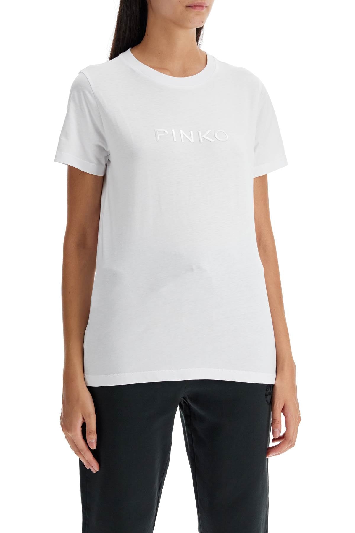 Pinko short-sleeved t-shirt with logo image 1