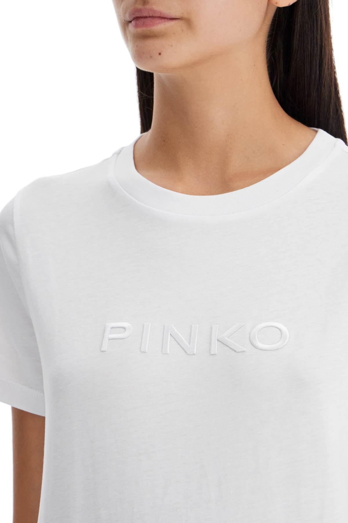 Pinko short-sleeved t-shirt with logo image 3