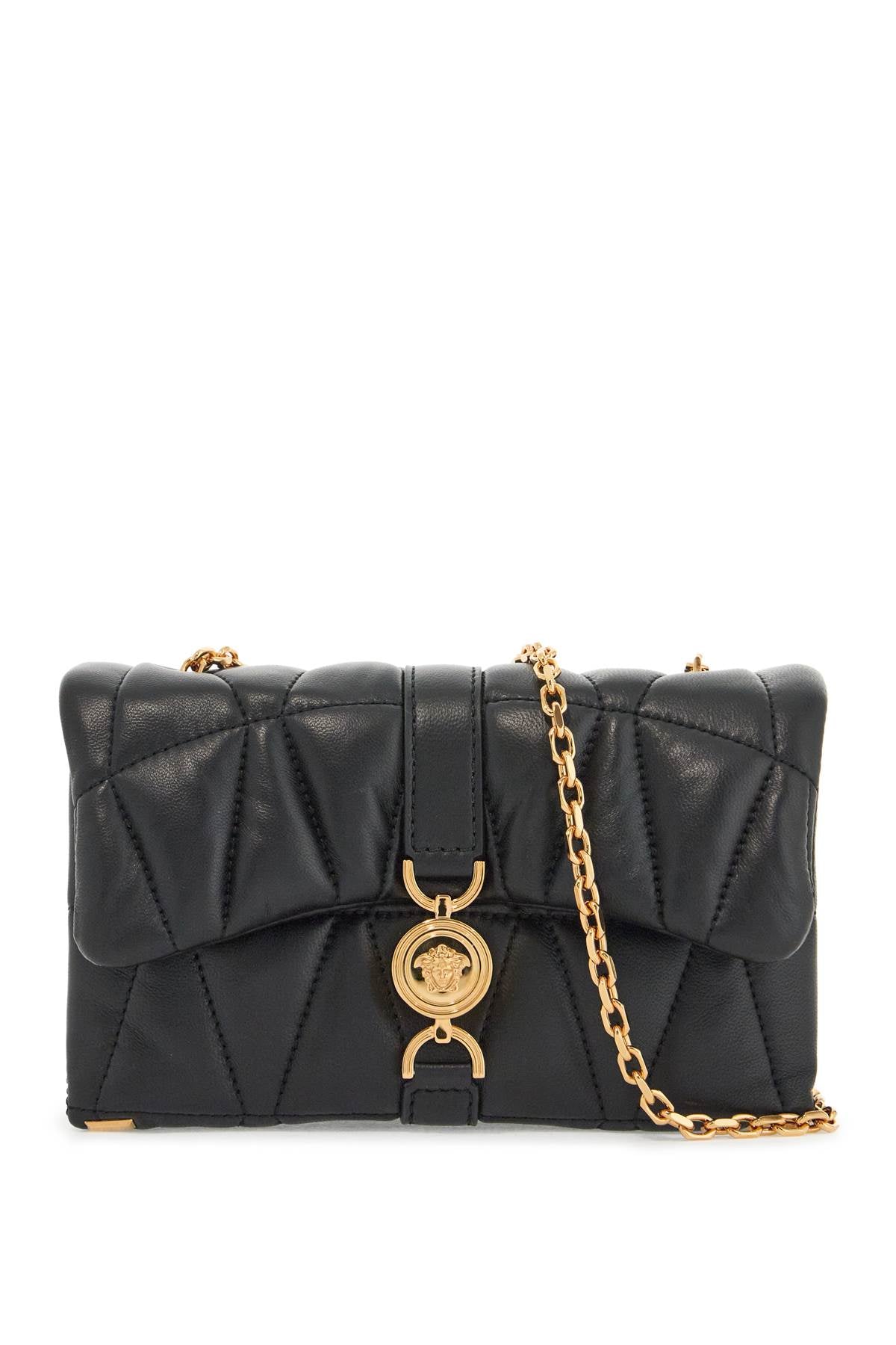 Versace Mini Kleio Quilted Nappa Leather Bag with Medusa Closure image 0