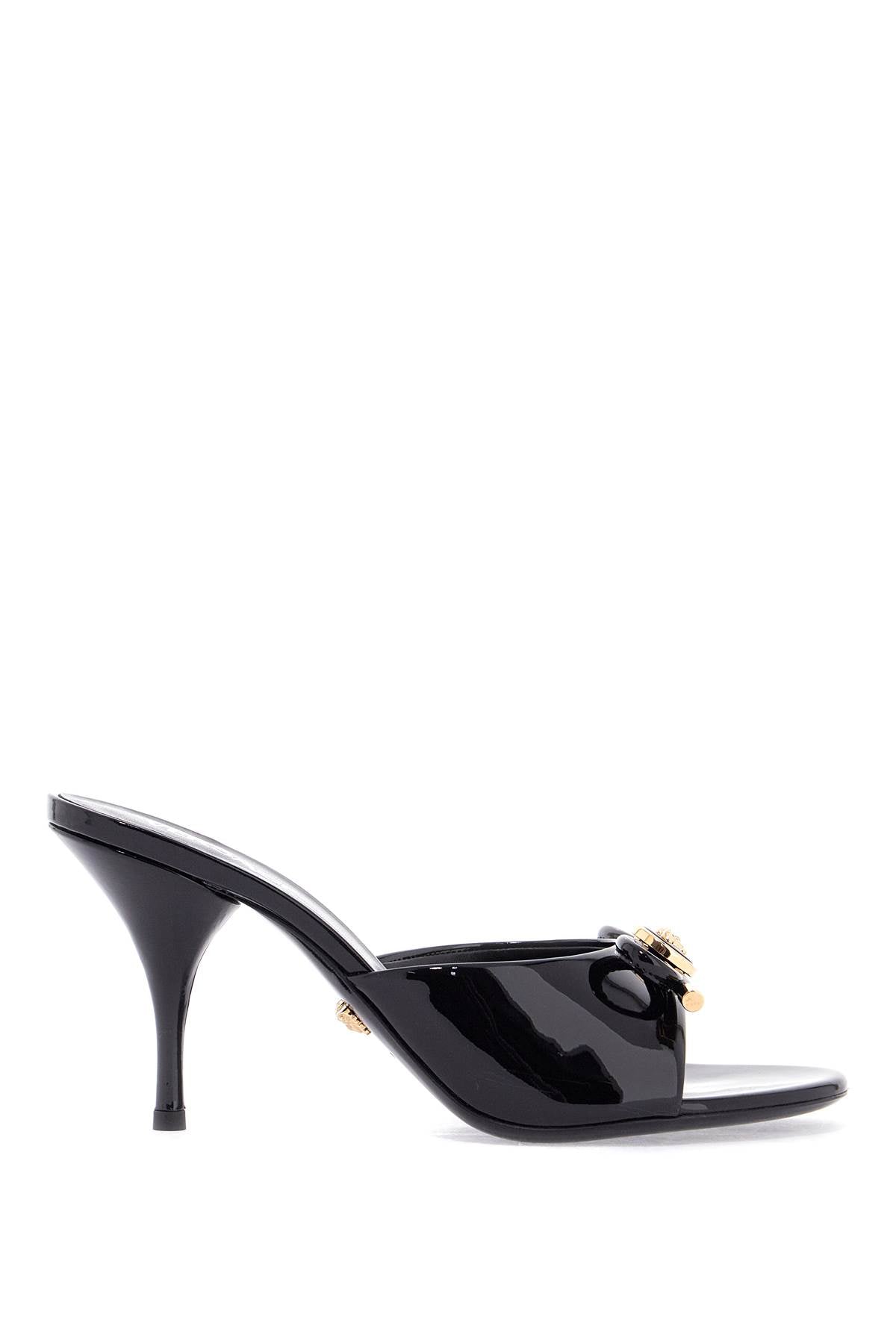 Versace Opera Bow Patent Leather Mules image 0