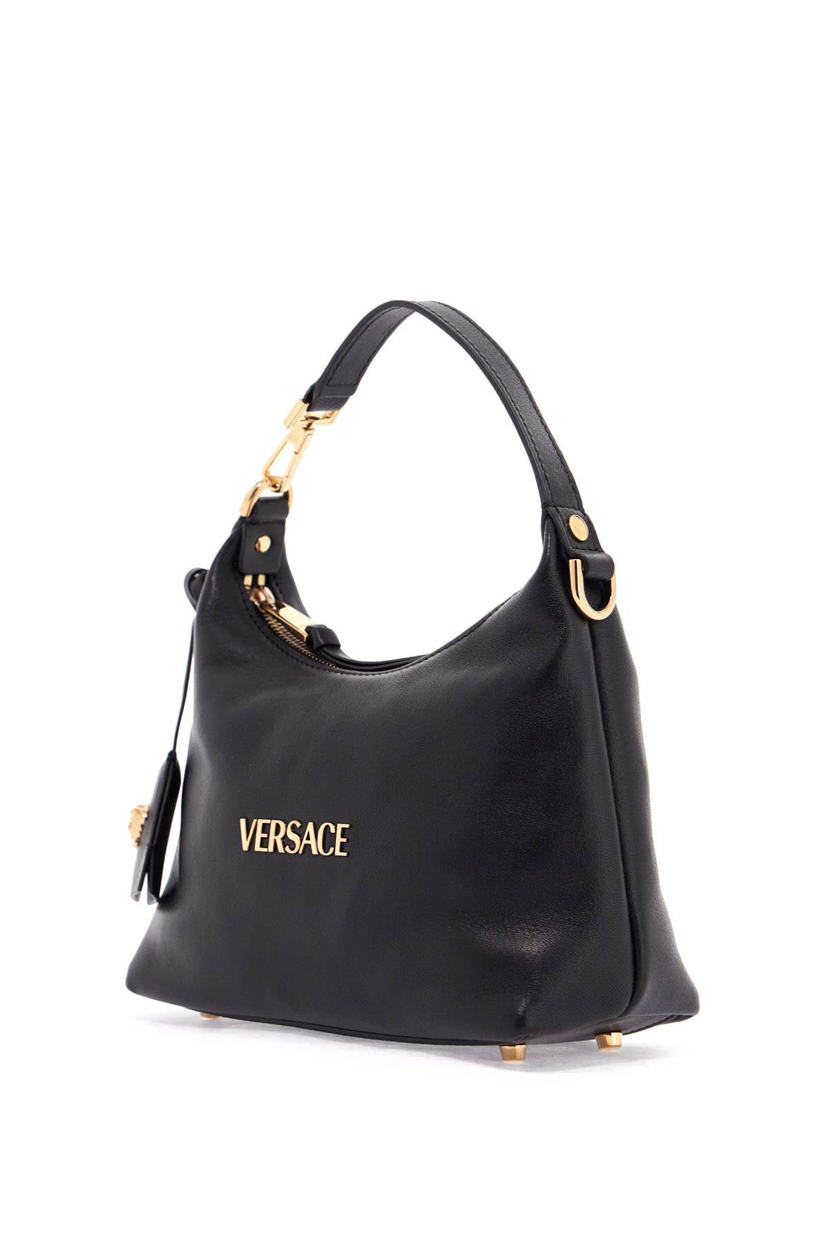 Versace Nappa Leather Hobo Bag with Medusa Keychain image 2