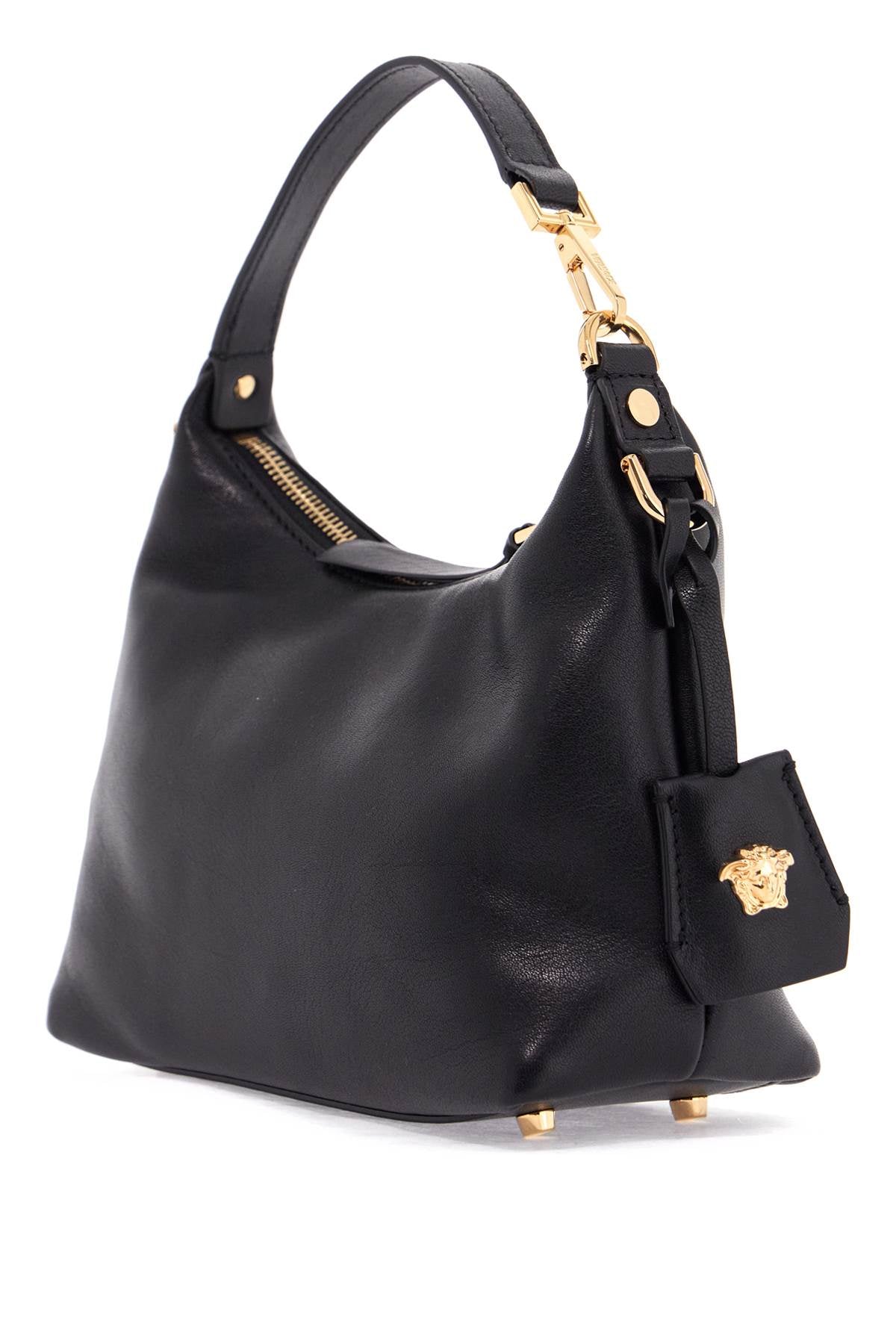 Versace Nappa Leather Hobo Bag with Medusa Keychain image 1